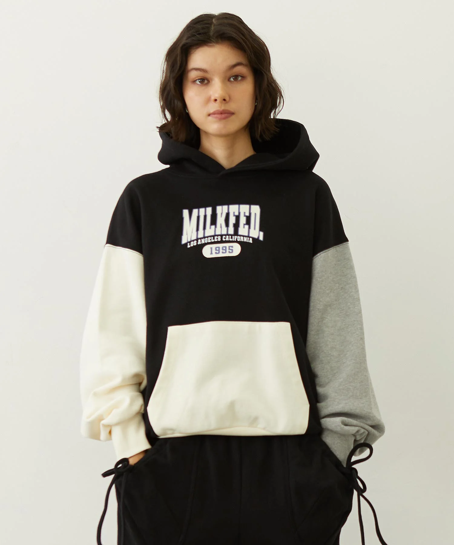 COLOR BLOCK SWEAT HOODIE - Image 4