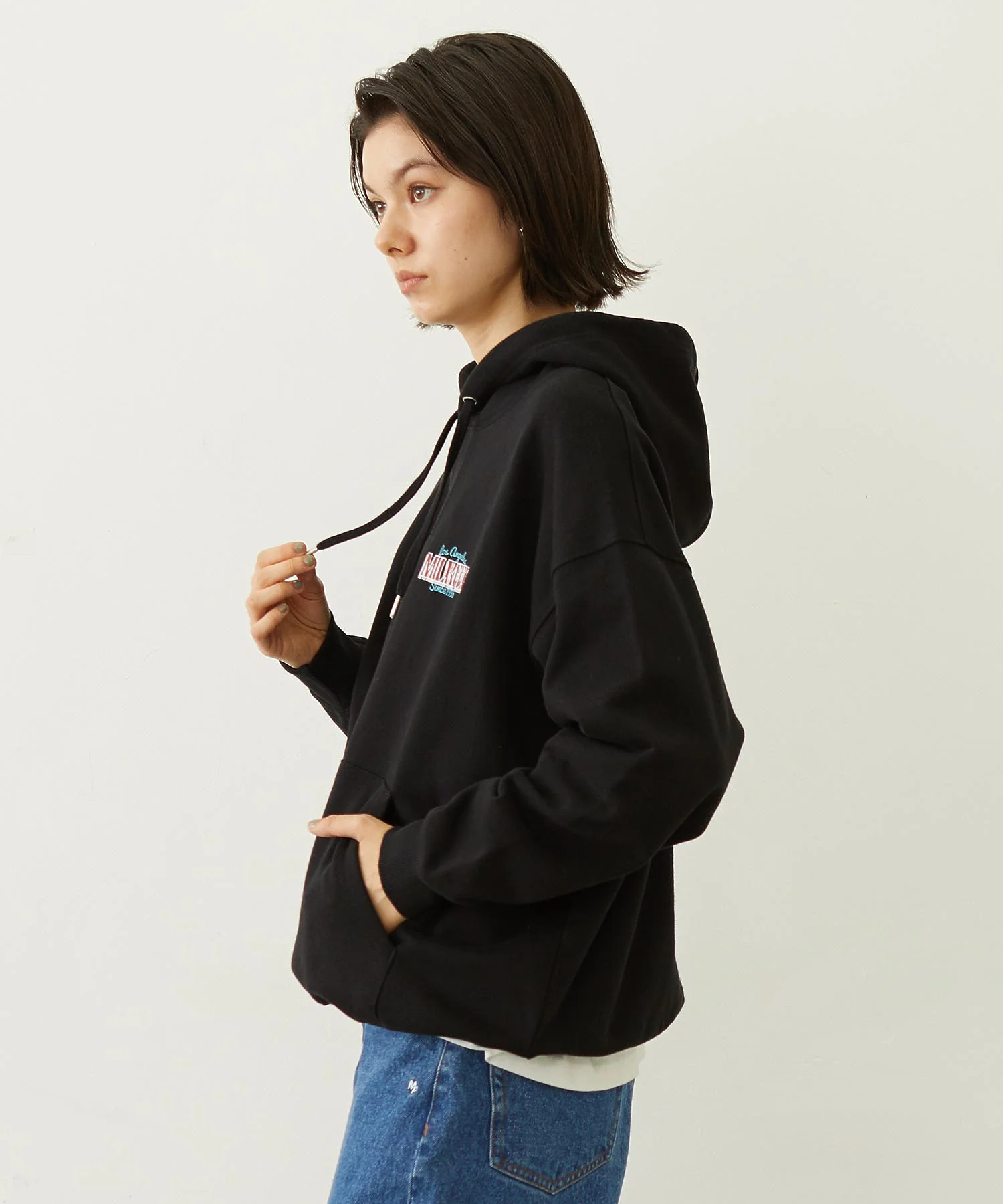 DOODLE LOGO SWEAT HOODIE - Image 8