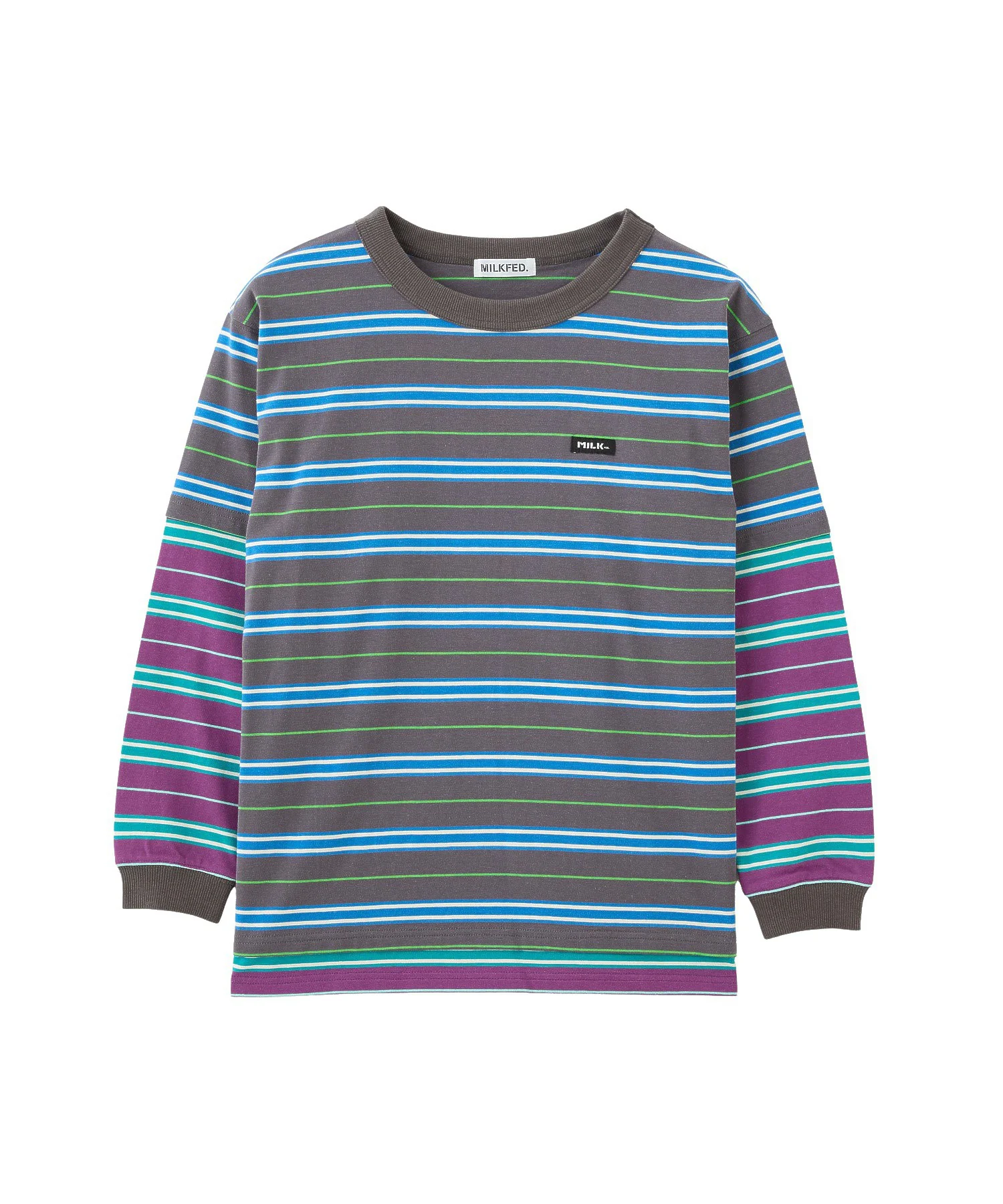 LAYERED LOOK STRIPED TOP