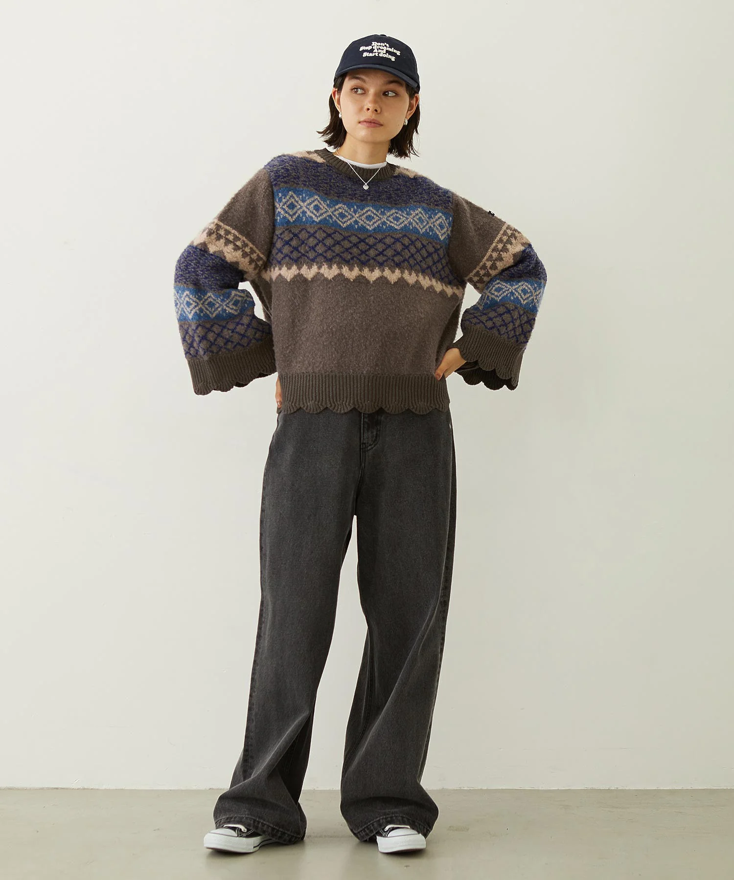 PATTERNED KNIT TUNIC - Image 18