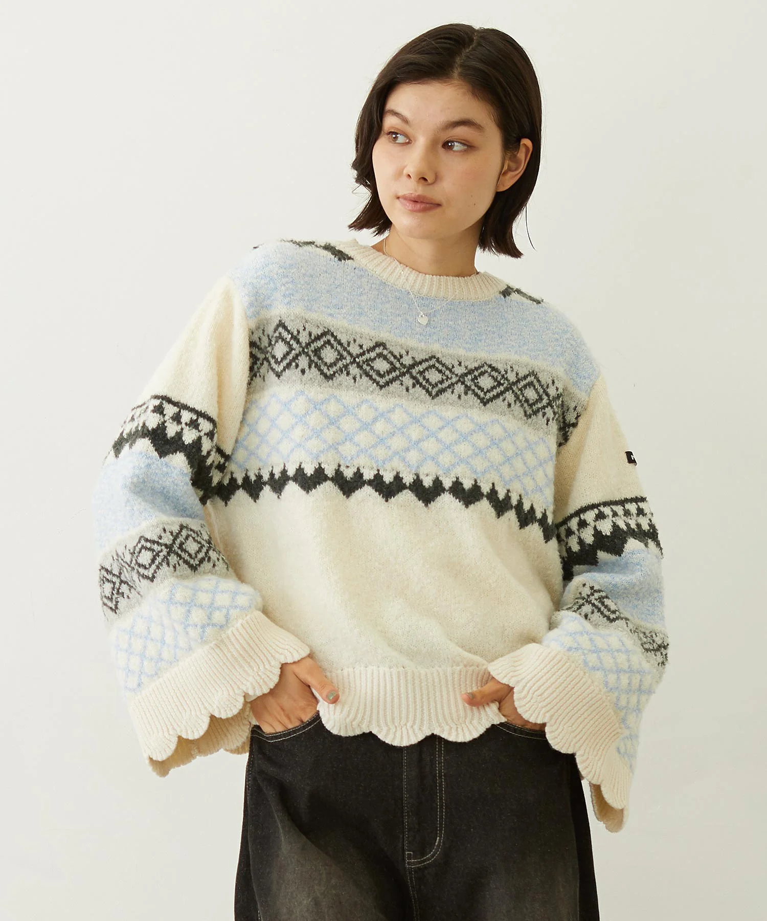 PATTERNED KNIT TUNIC - Image 5