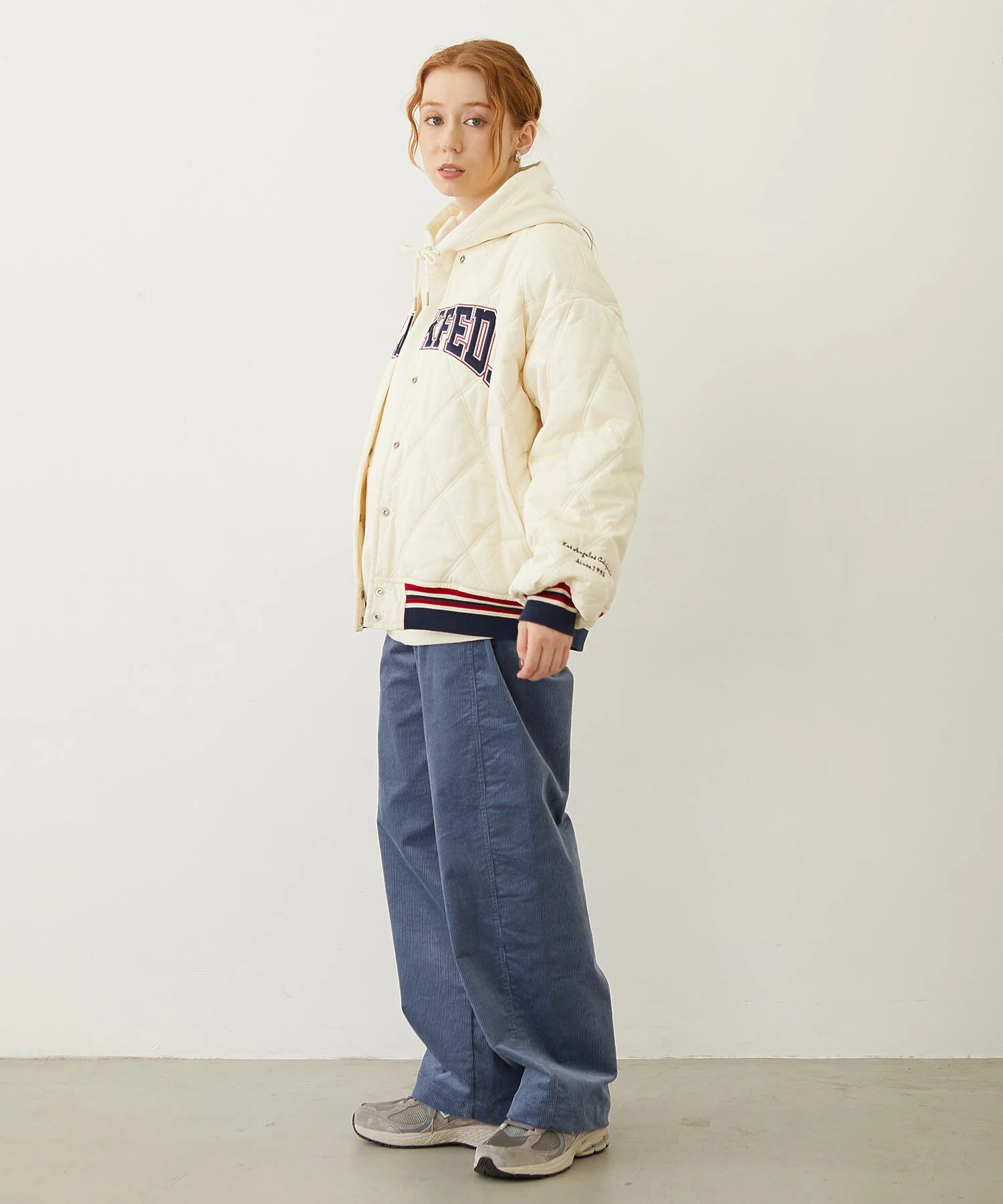 SATIN LOGO PATCH QUILTED JACKET - Image 13