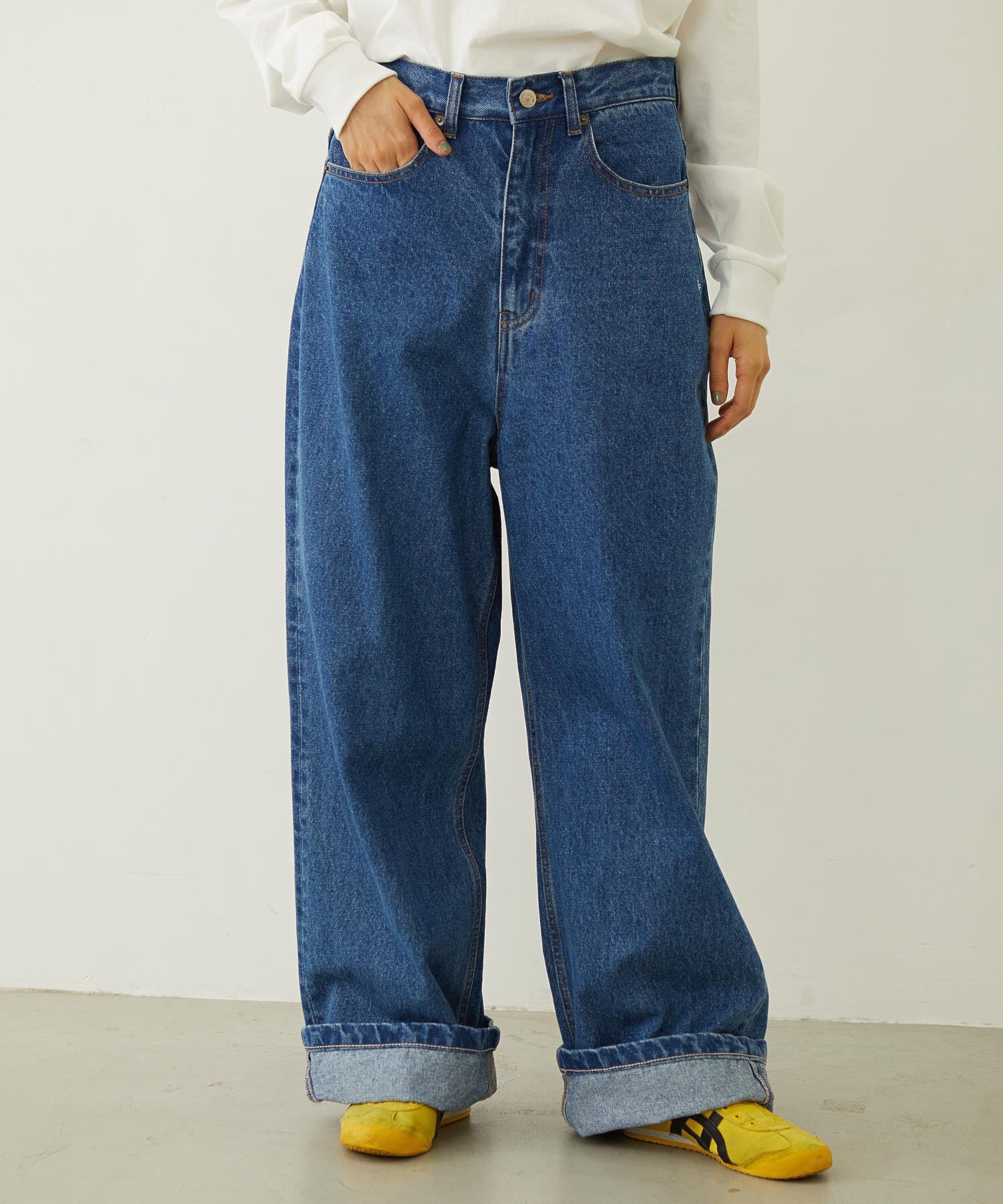 BOYFRIEND LOOSE DENIM PANTS - Image 7