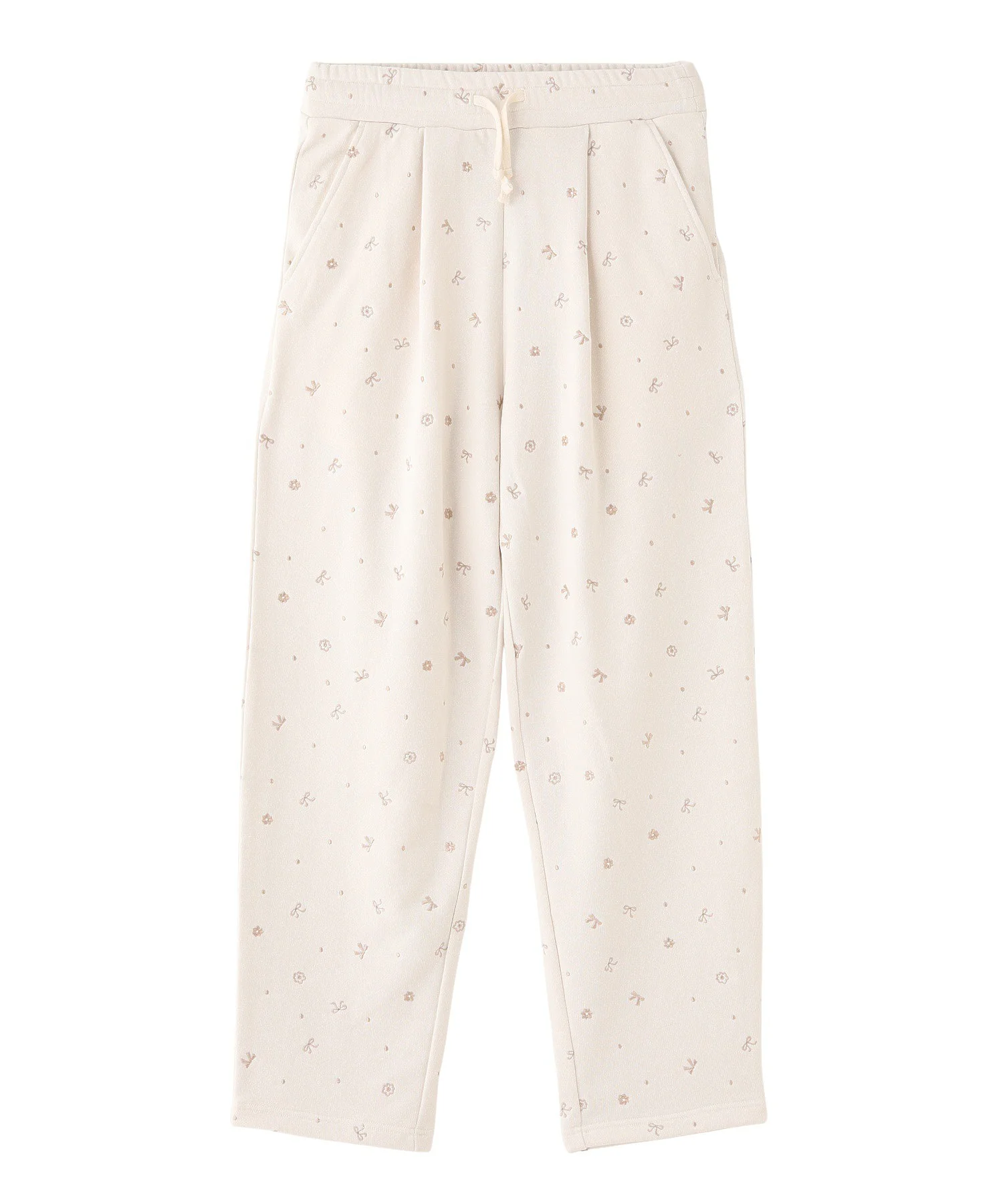 EMBROIDERY TUCK SWEAT PANTS - Image 2