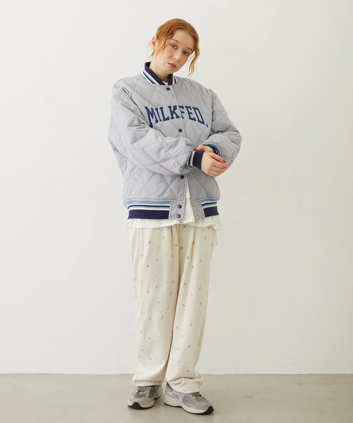EMBROIDERY TUCK SWEAT PANTS - Image 47