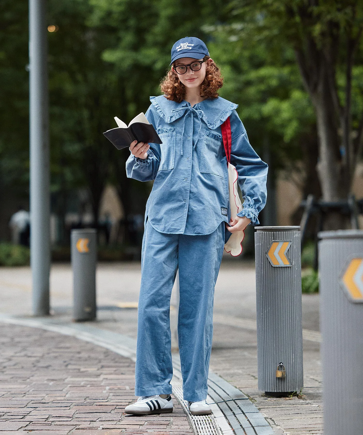 WORK STYLE CORDUROY PANTS - Image 73
