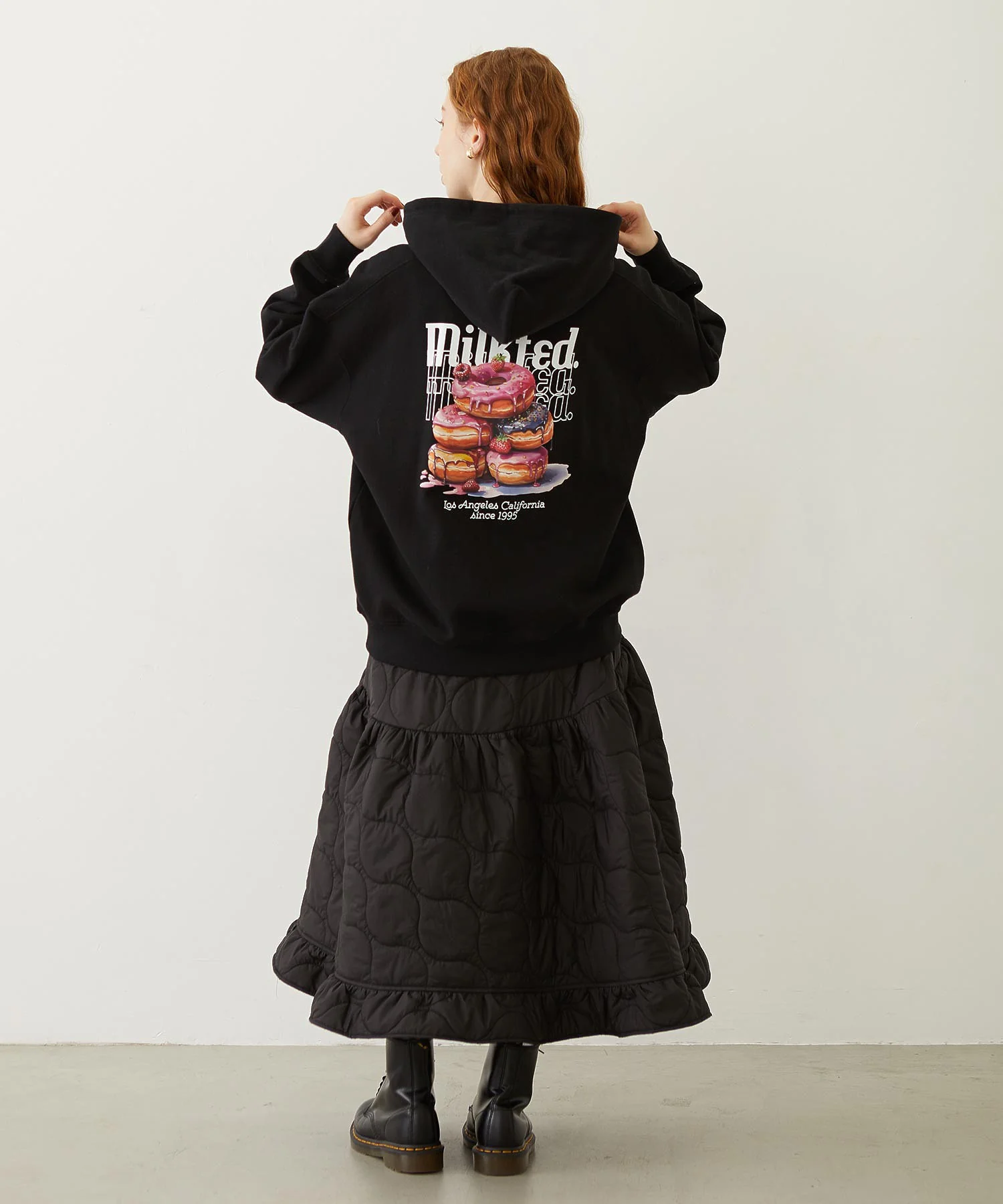 QUILTED FLARED SKIRT - Image 41