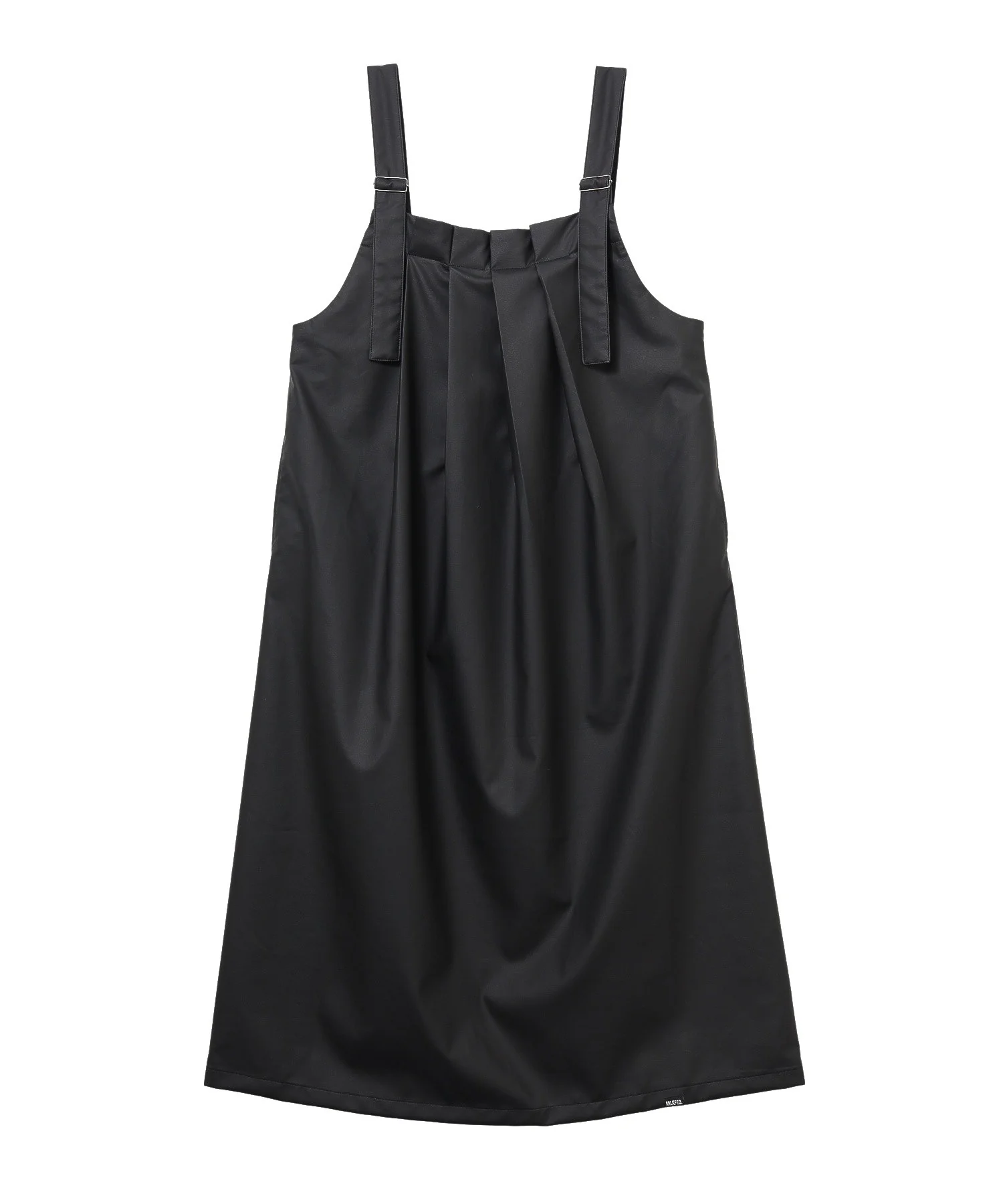 FAUX LEATHER TUCK DRESS - Image 3