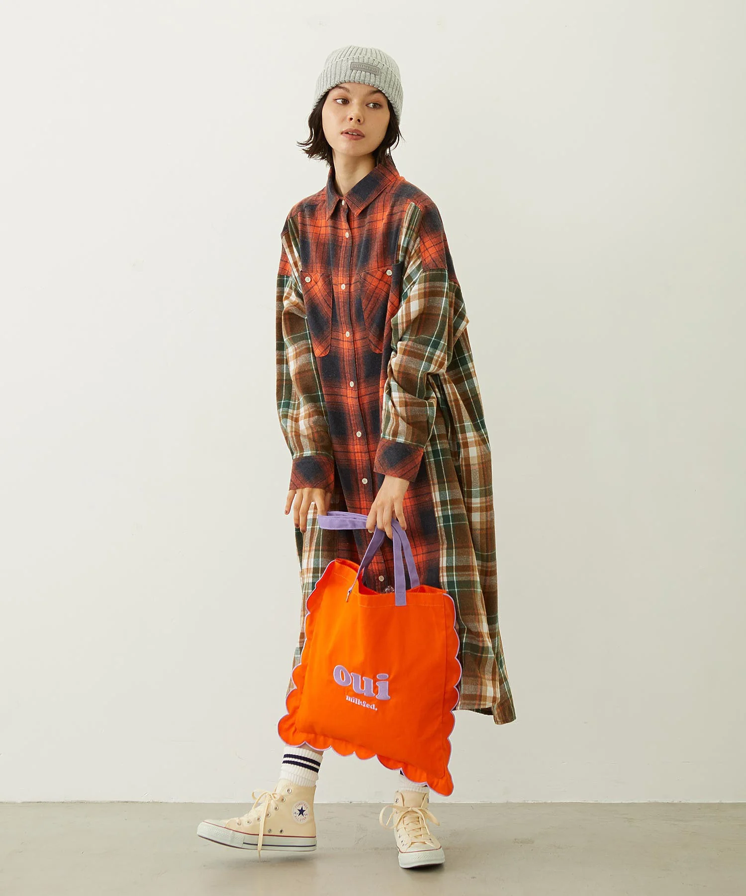 WASHED PANEL SHIRT DRESS - Image 25