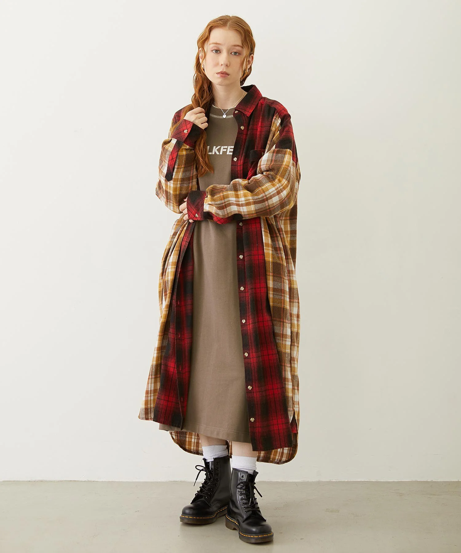 WASHED PANEL SHIRT DRESS - Image 28