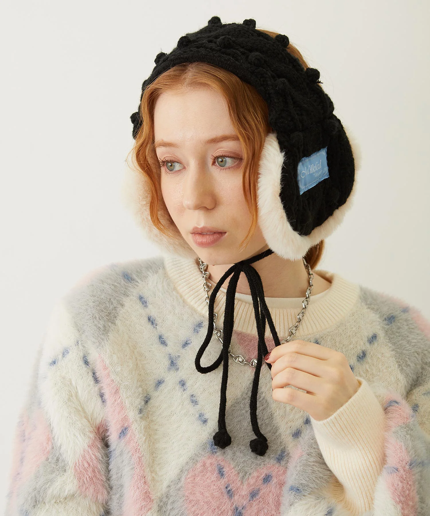 CABLE KNIT EARMUFFS - Image 43
