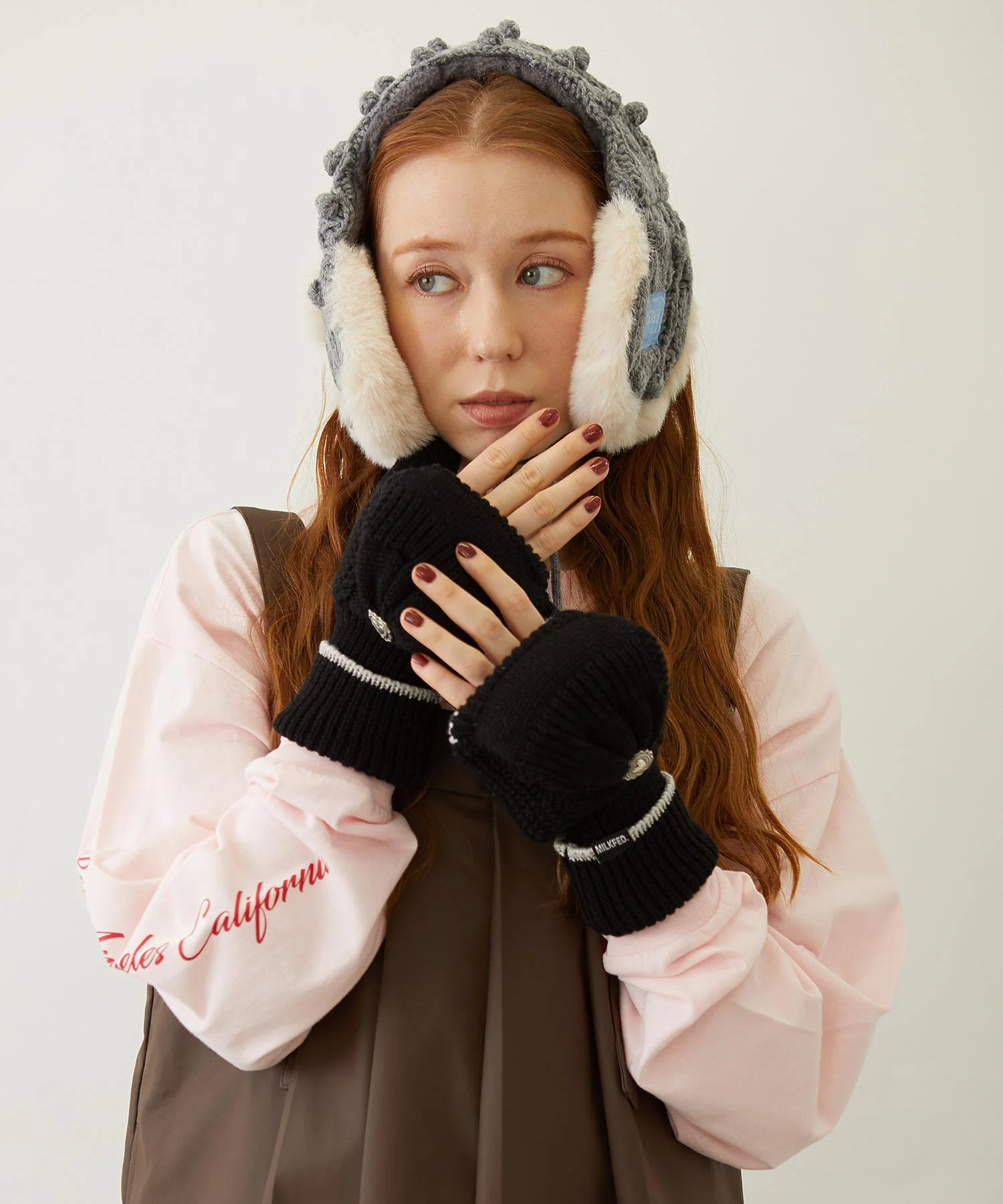 HEART CABLE MITTENS - Image 29