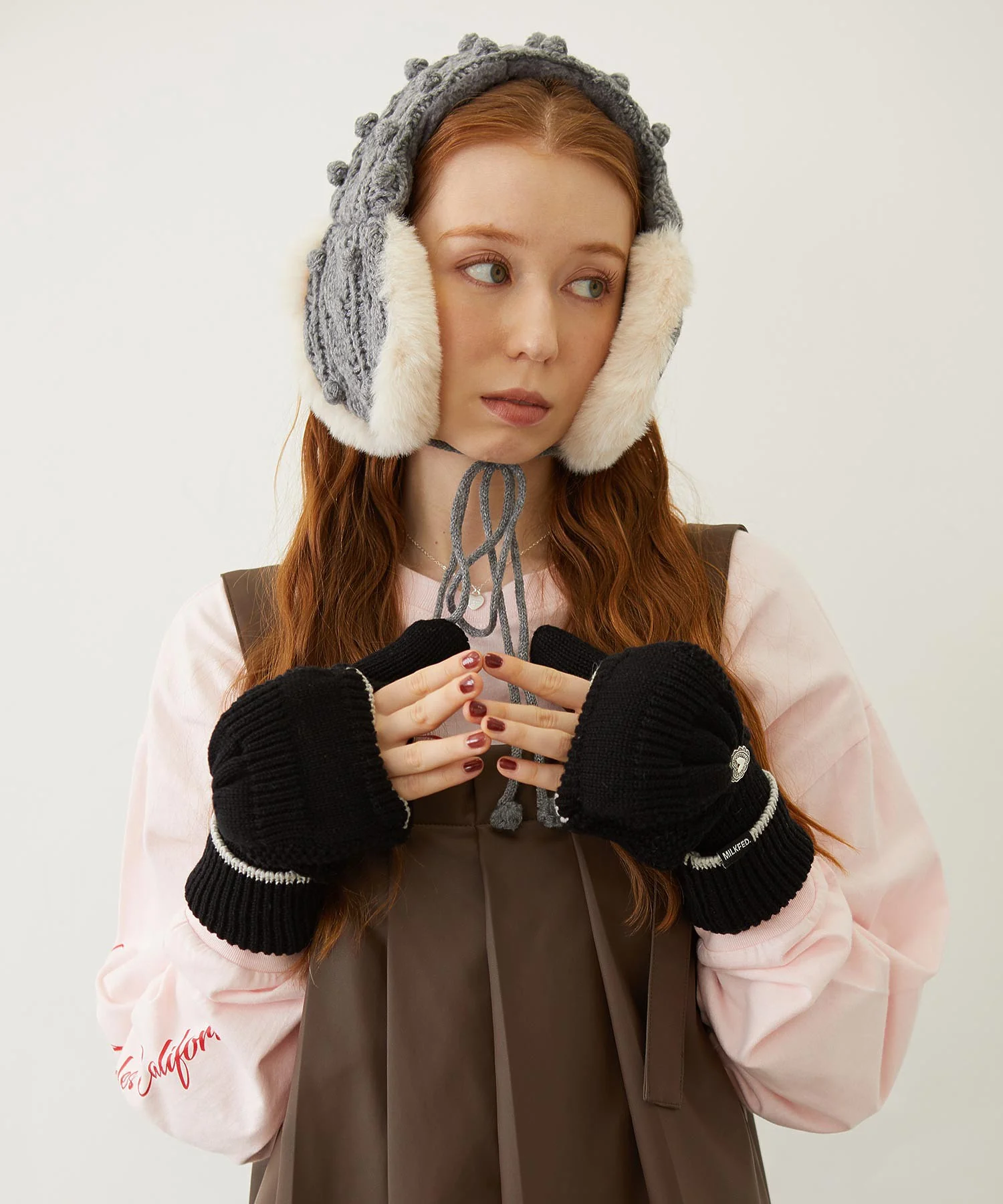 HEART CABLE MITTENS - Image 30