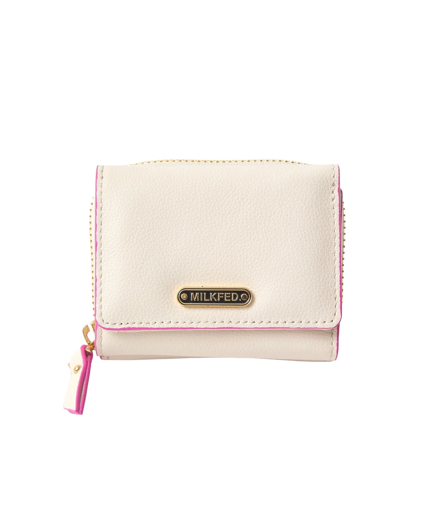 LOGO TRIFOLD LEATHER WALLET - Image 2