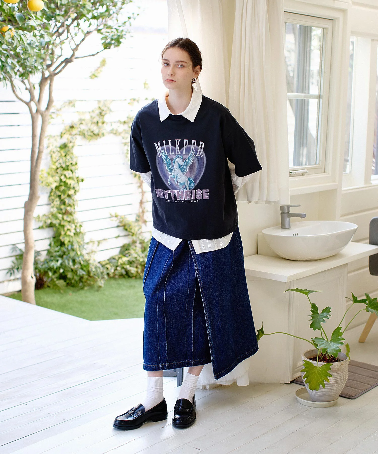2WAY OVERSIZED SHIRT - Image 77