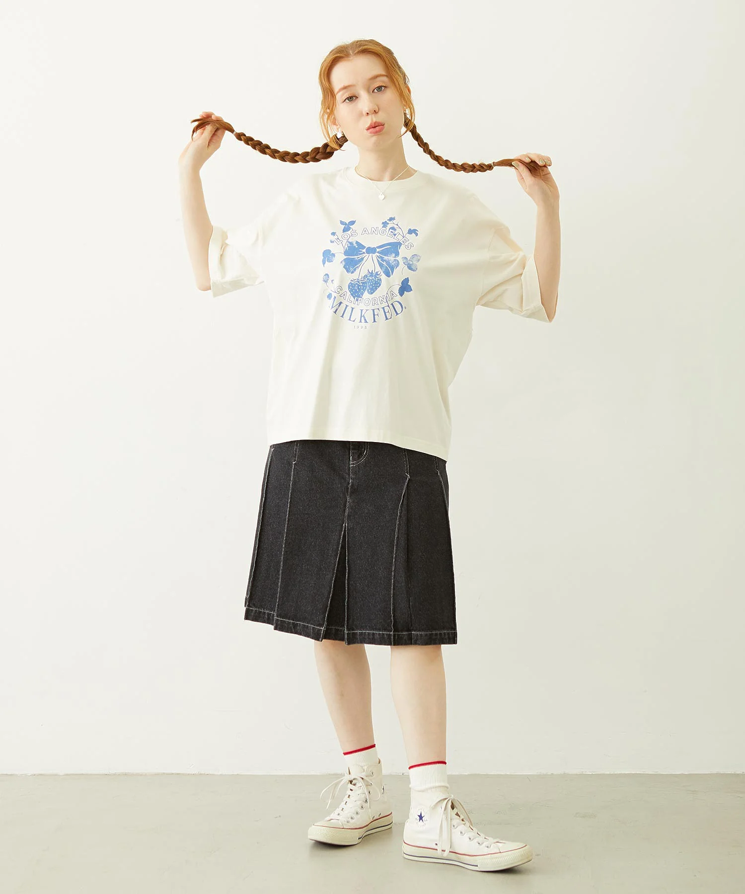 WATERCOLOR STRAWBERRY WIDE S/S TEE - Image 6