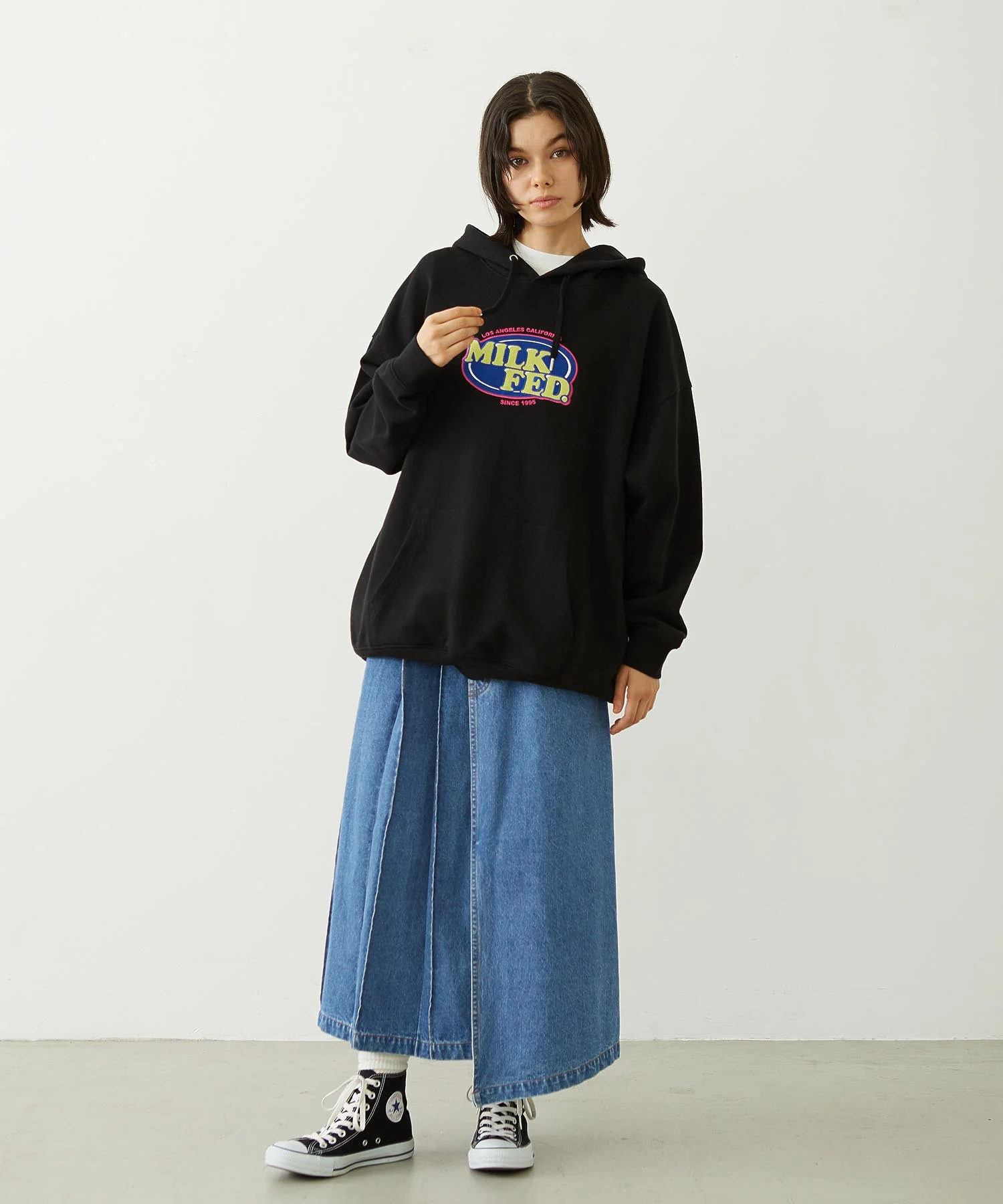 OVAL LOGO WIDE HOODIE SWEAT - Image 23