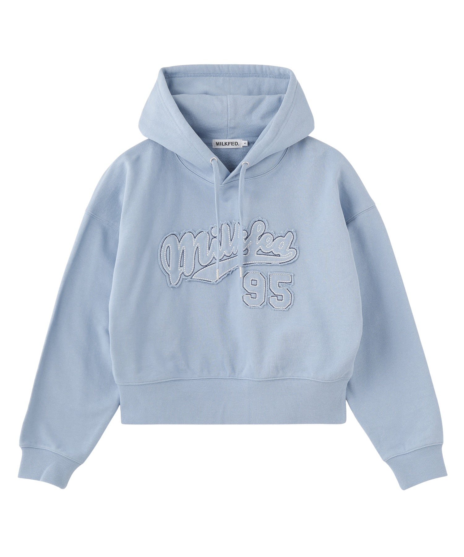 STITCHED LOGO SHORT HOODIE - Image 22
