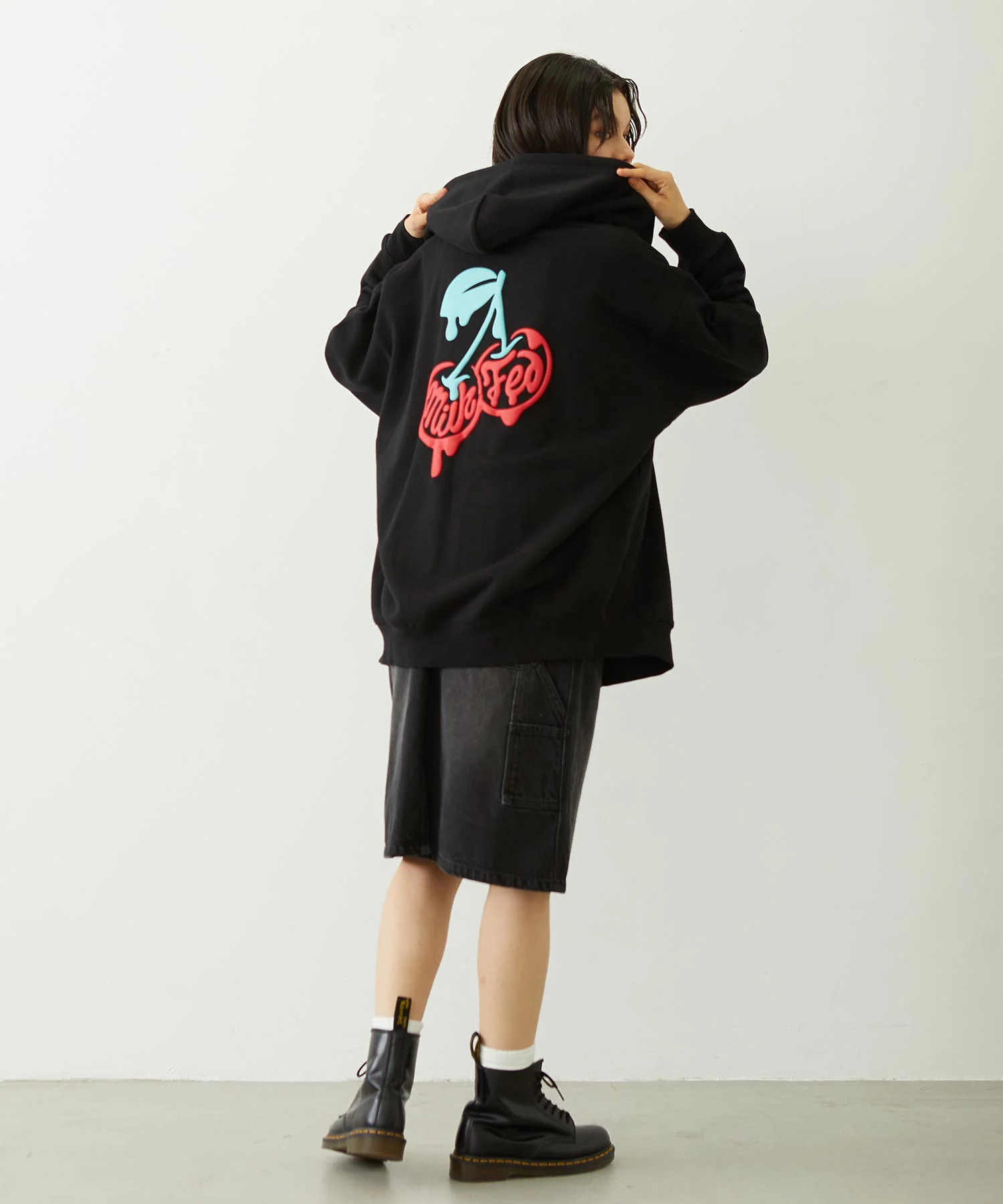 MELTY CHERRY WIDE ZIP UP HOODIE - Image 18