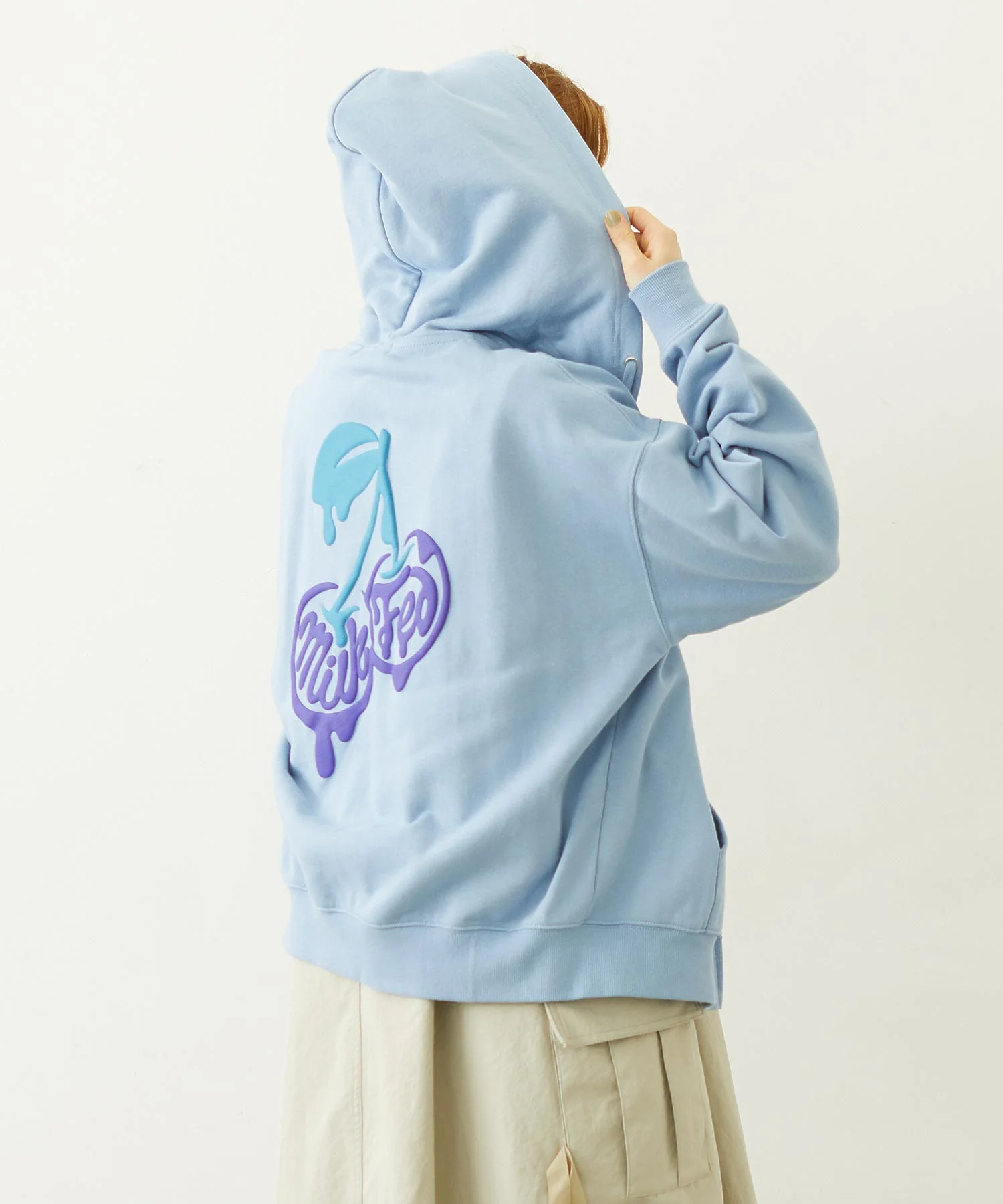 MELTY CHERRY WIDE ZIP UP HOODIE - Image 20