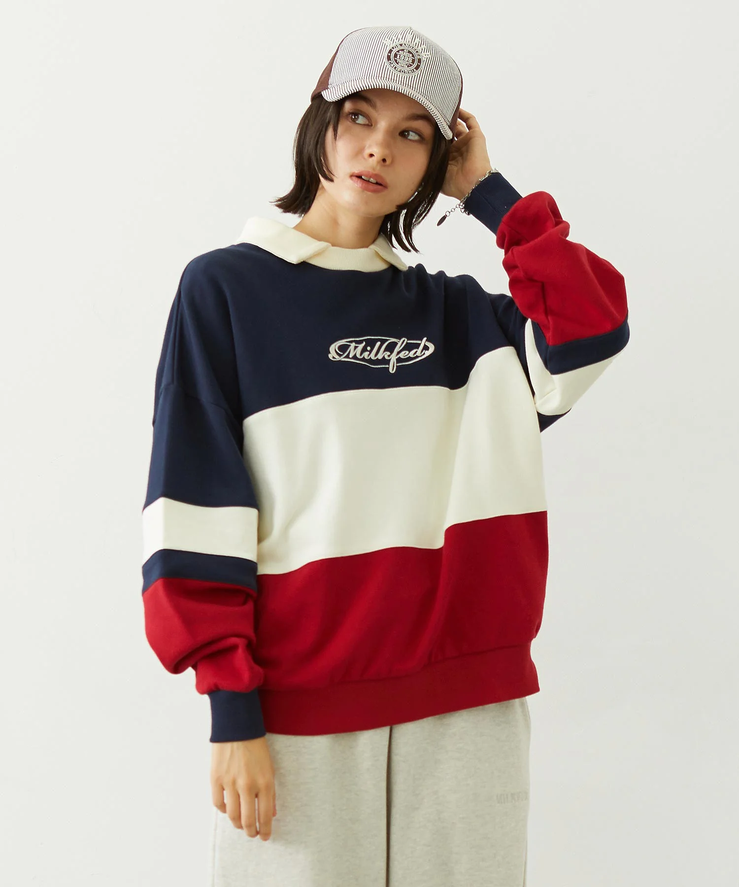 PANELED COLOR BLOCK TOP - Image 2