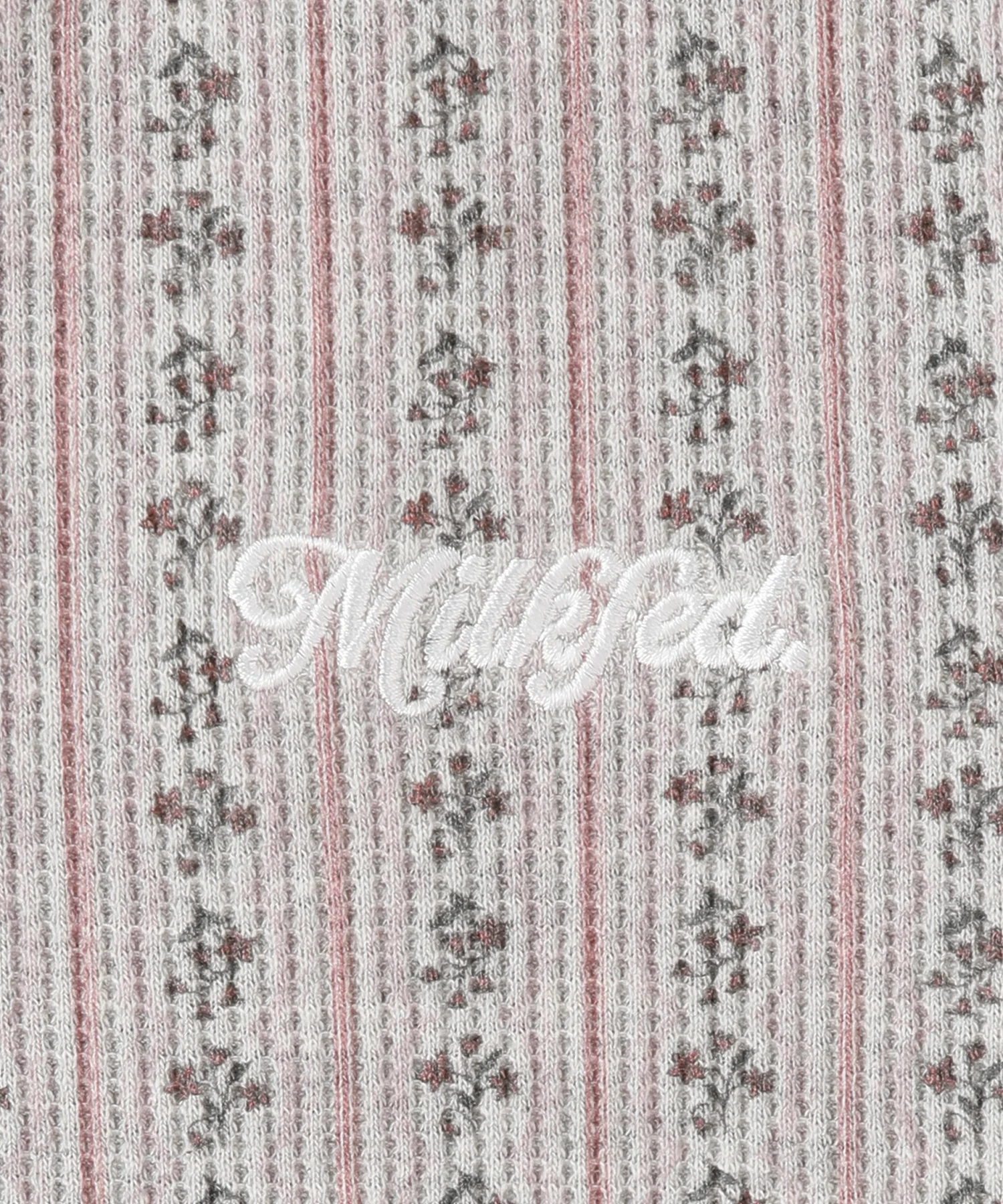 STRIPED FLOWER WAFFLE S/S TOP - Image 35