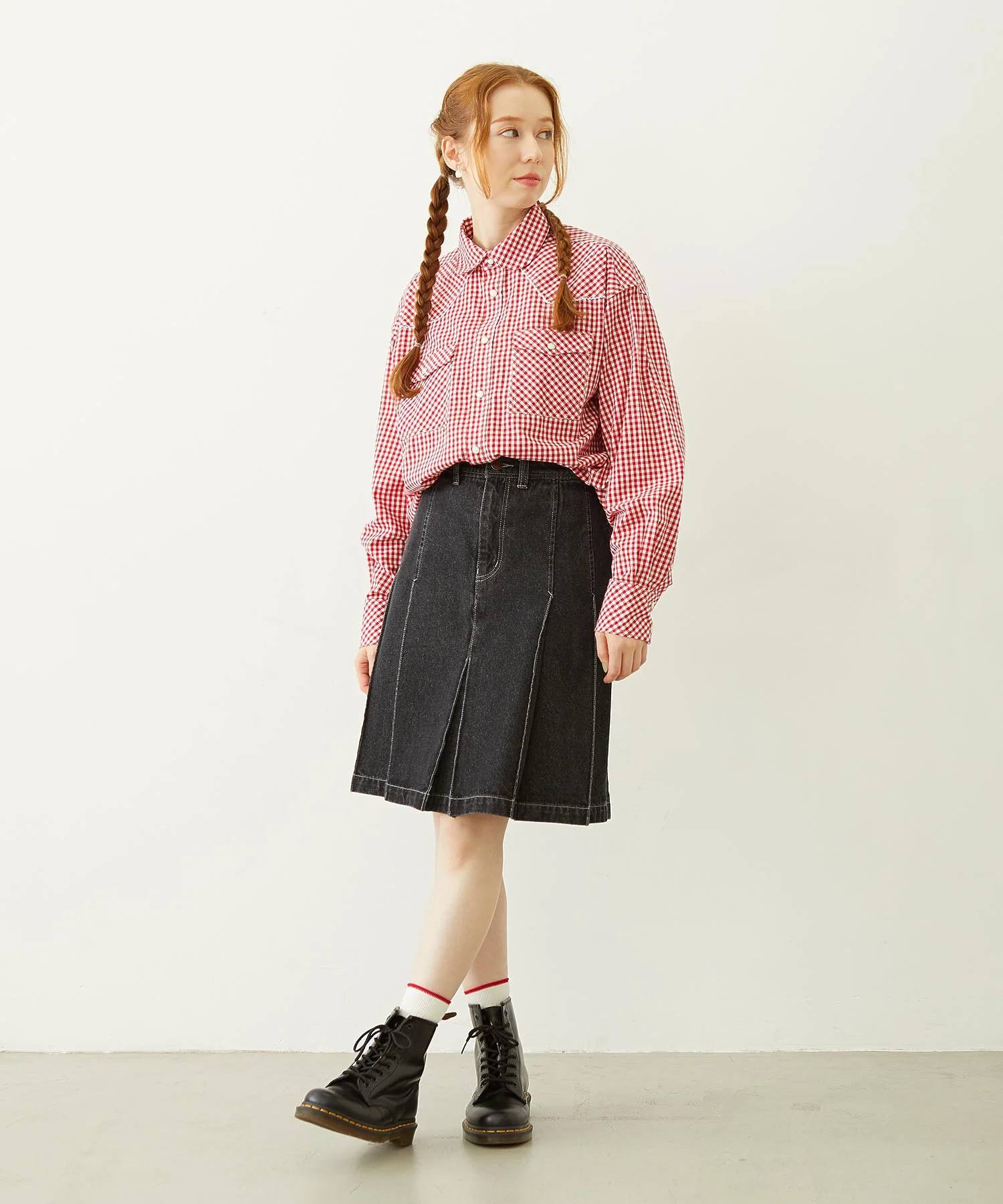 CHECKERED WESTERN SHIRT - Image 6