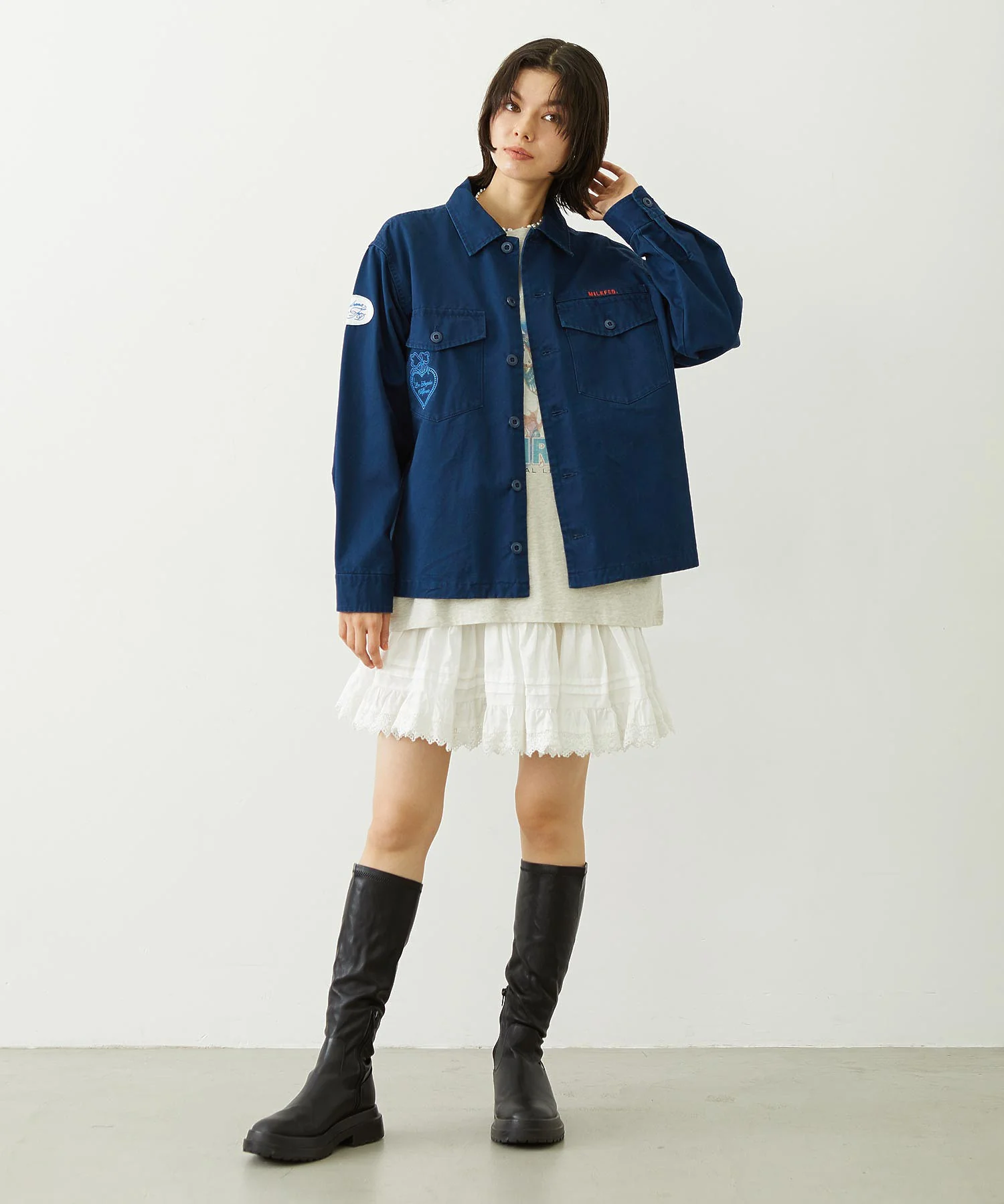 PATCHED UTILITY SHIRT - Image 16