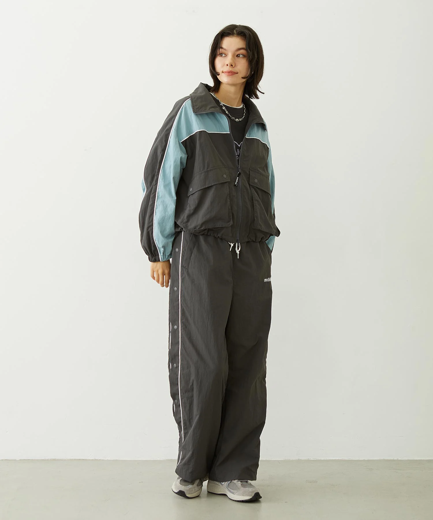 CUTOUT LOGO TRACK JACKET - Image 11