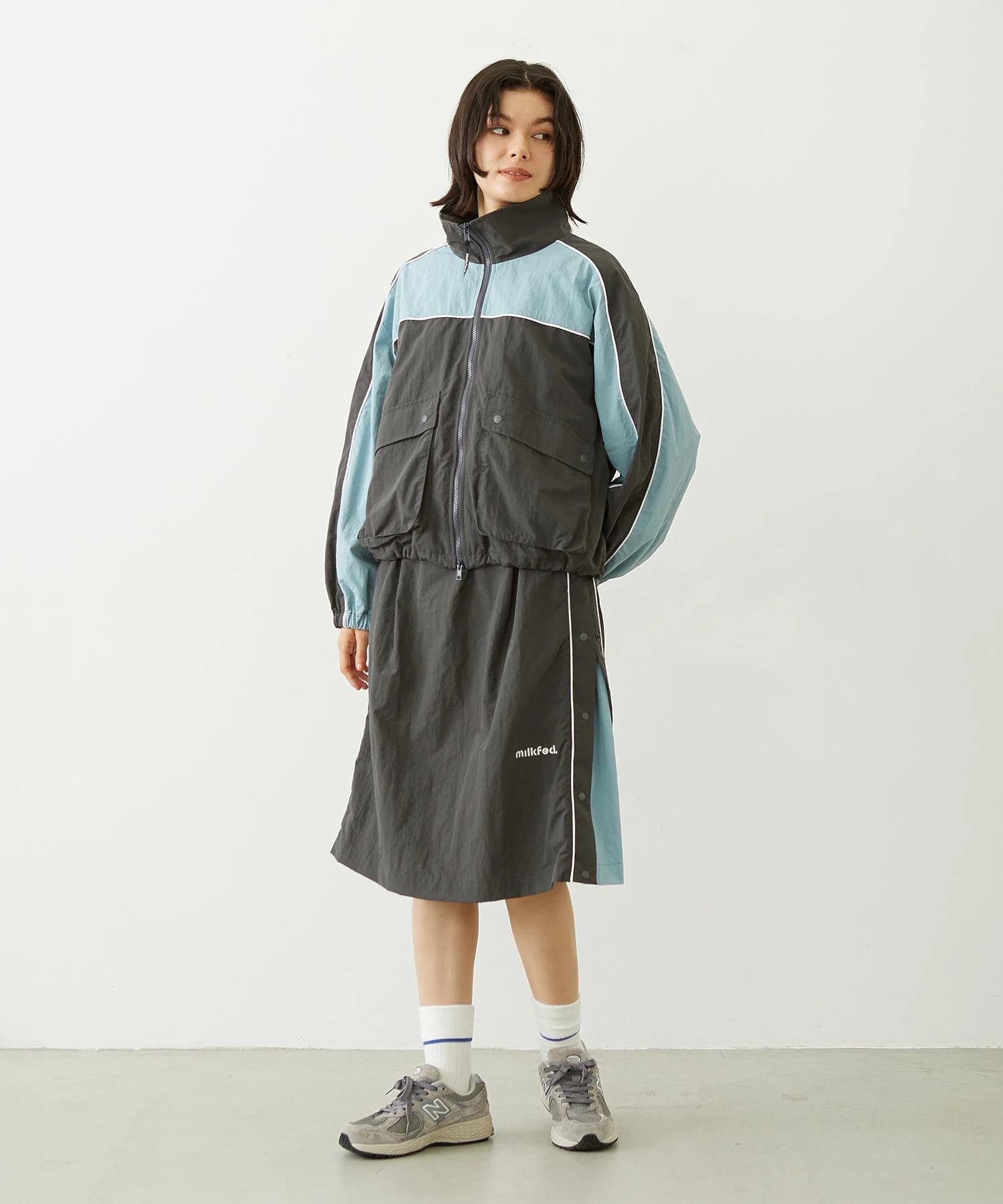 CUTOUT LOGO TRACK JACKET - Image 21