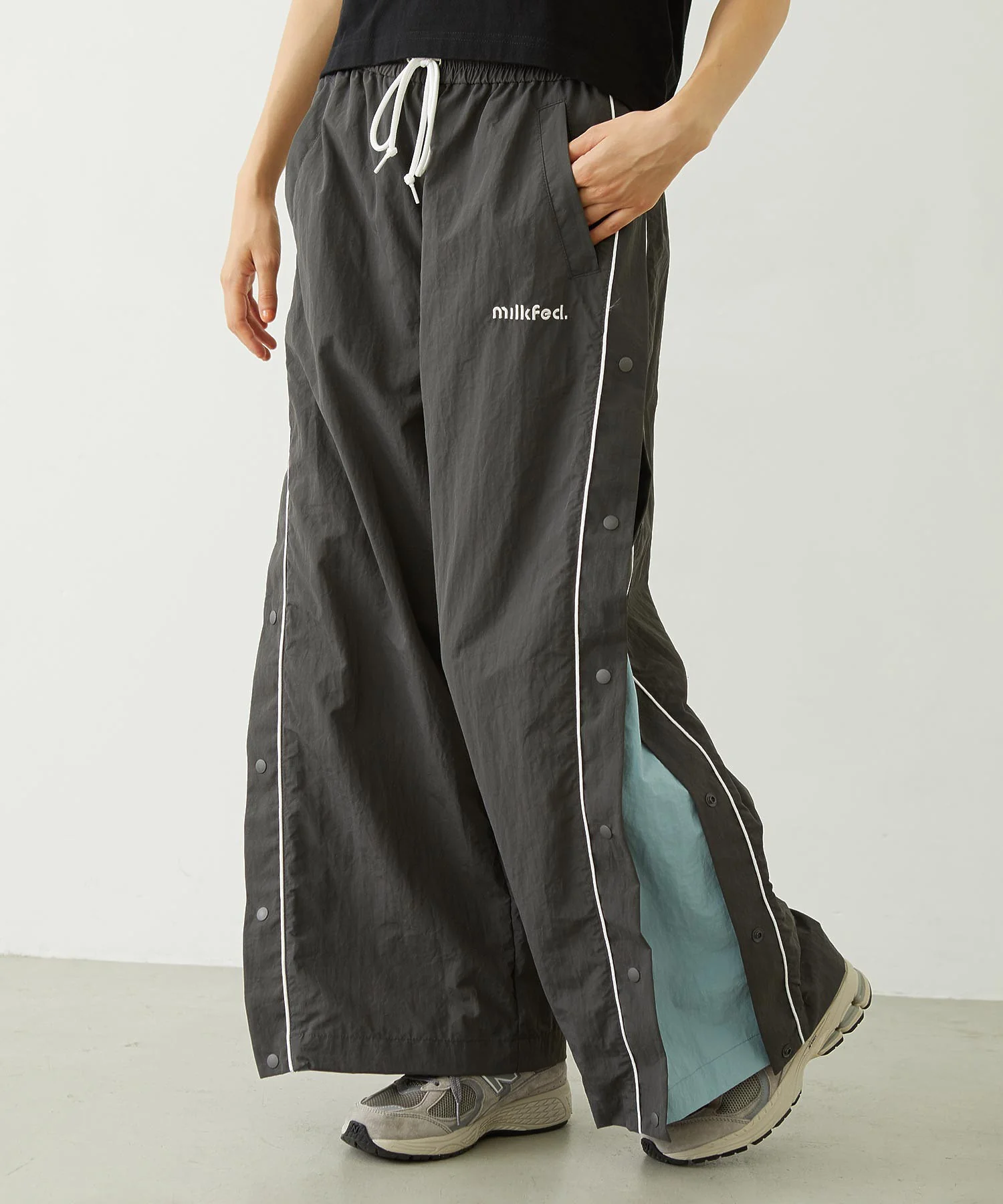 CUTOUT LOGO TRACK PANTS