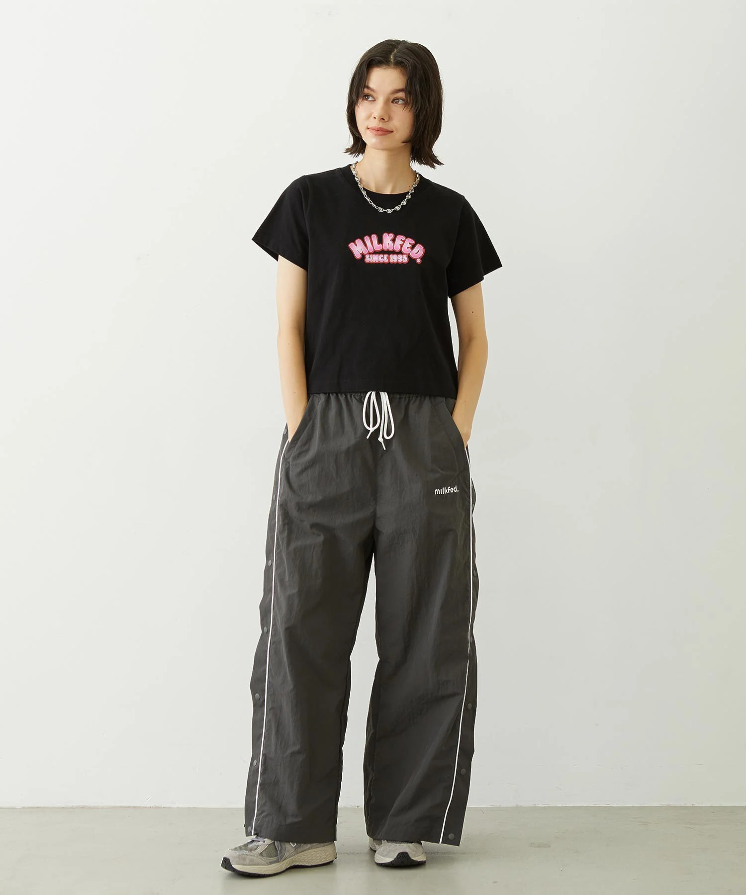 CUTOUT LOGO TRACK PANTS - Image 14