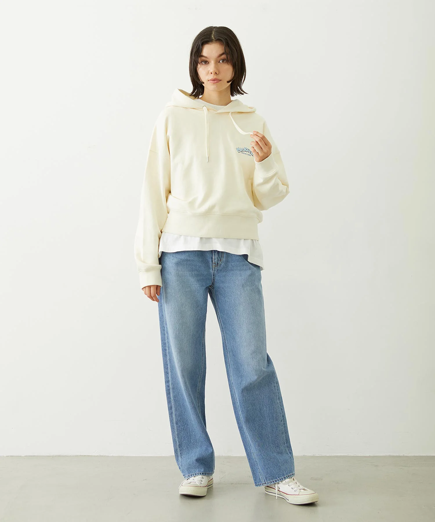 MILKFED. EMBROIDERED DENIM PANTS - Image 37
