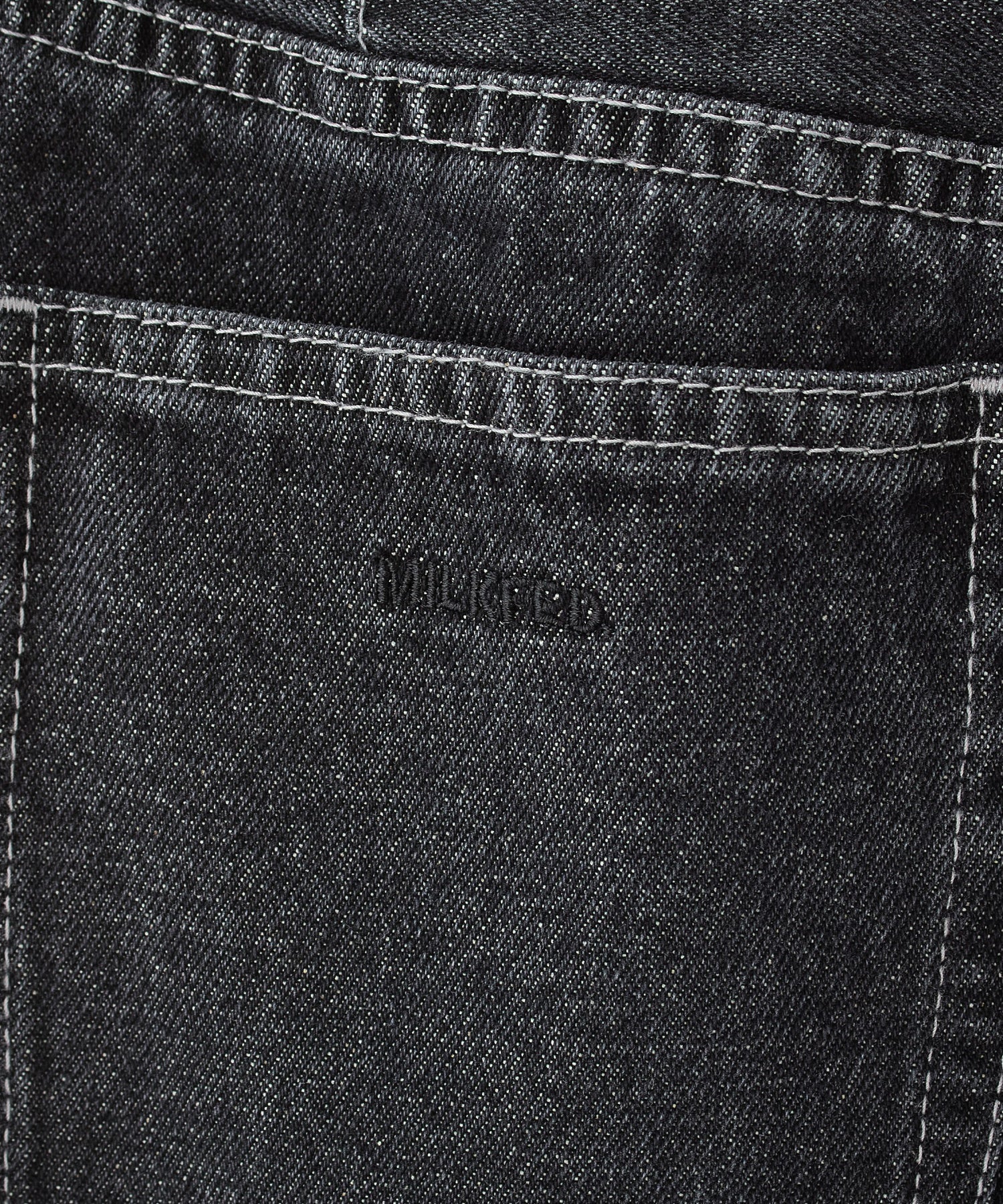 MILKFED. EMBROIDERED DENIM PANTS - Image 85