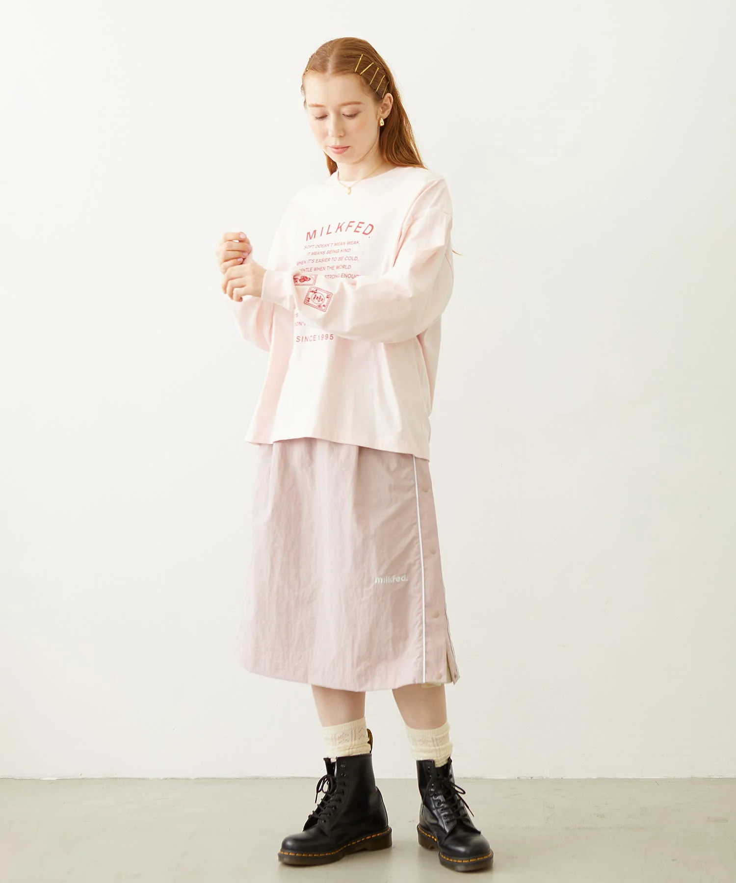 CUTOUT LOGO TRACK SKIRT - Image 26
