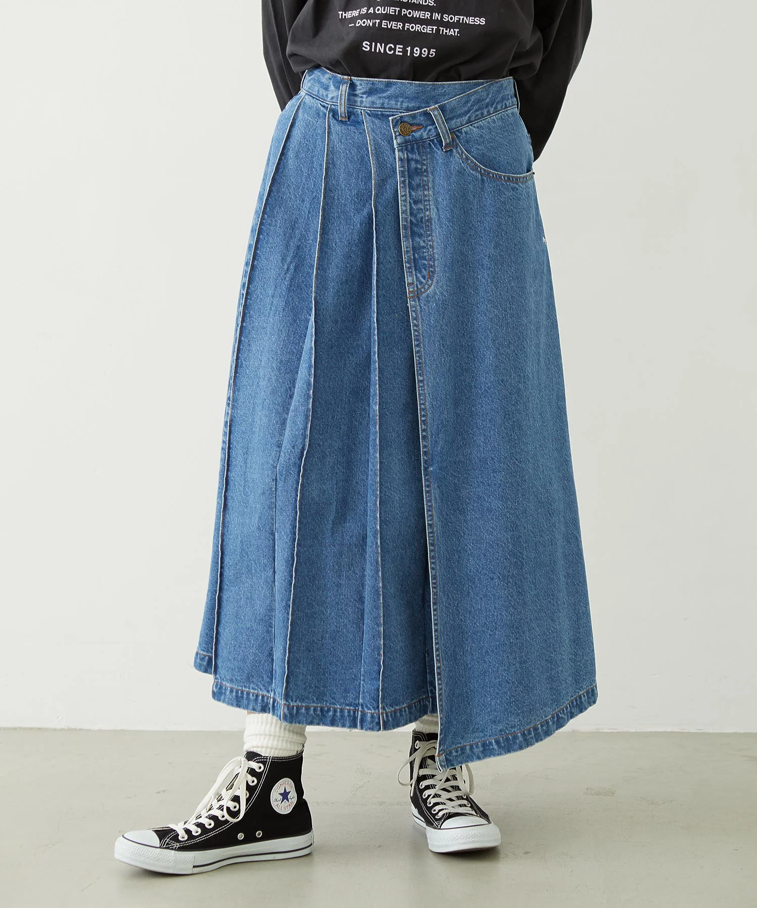 ASYMMETRICAL LONG SKIRT - Image 2