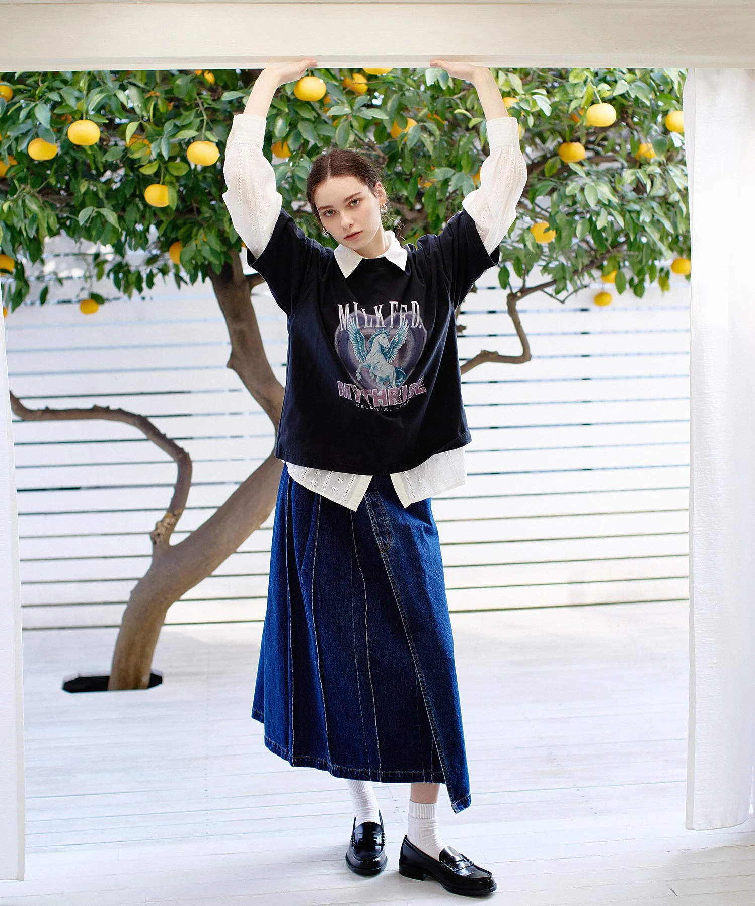 ASYMMETRICAL LONG SKIRT - Image 55