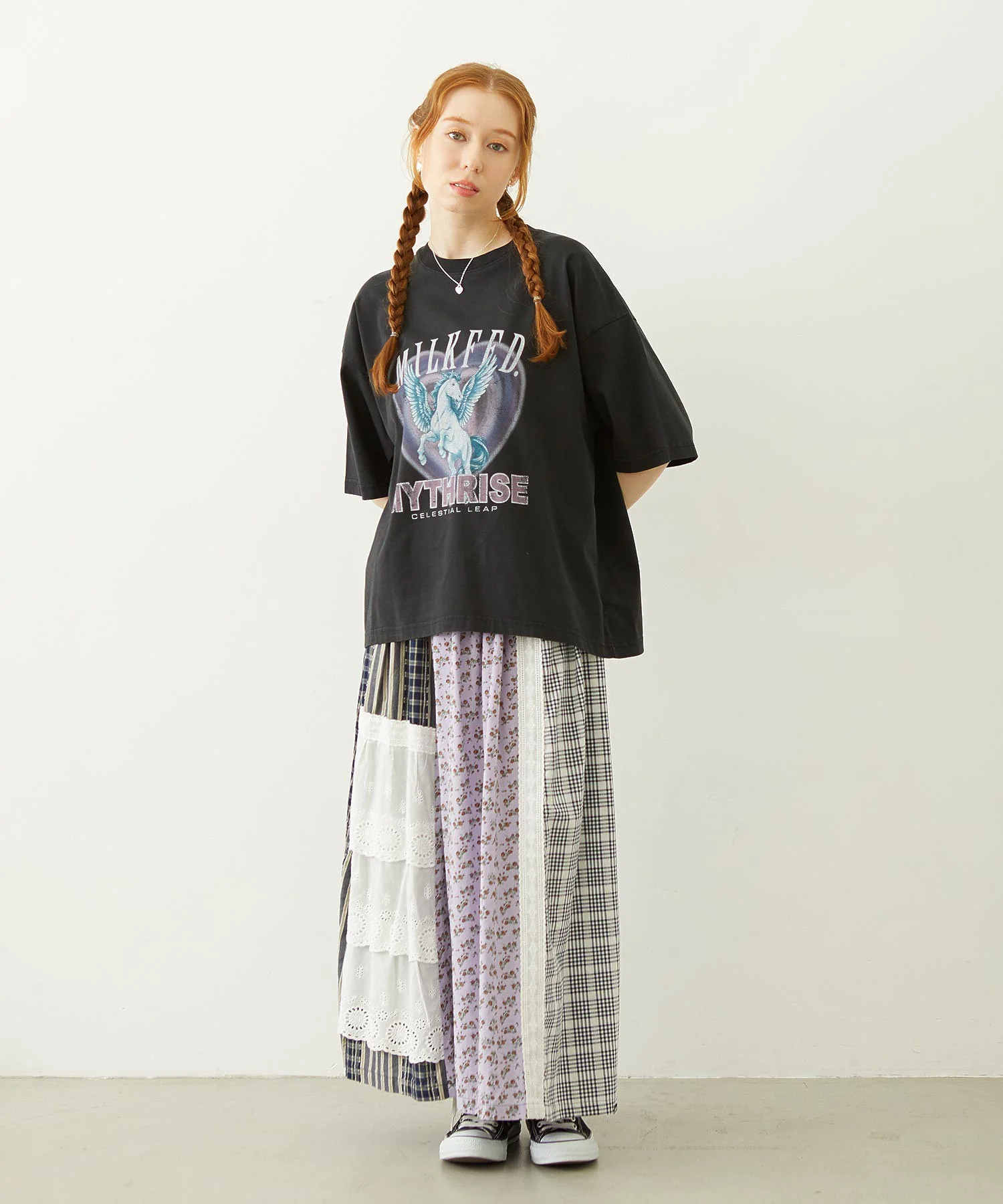 PATCHED LONG SKIRT - Image 38
