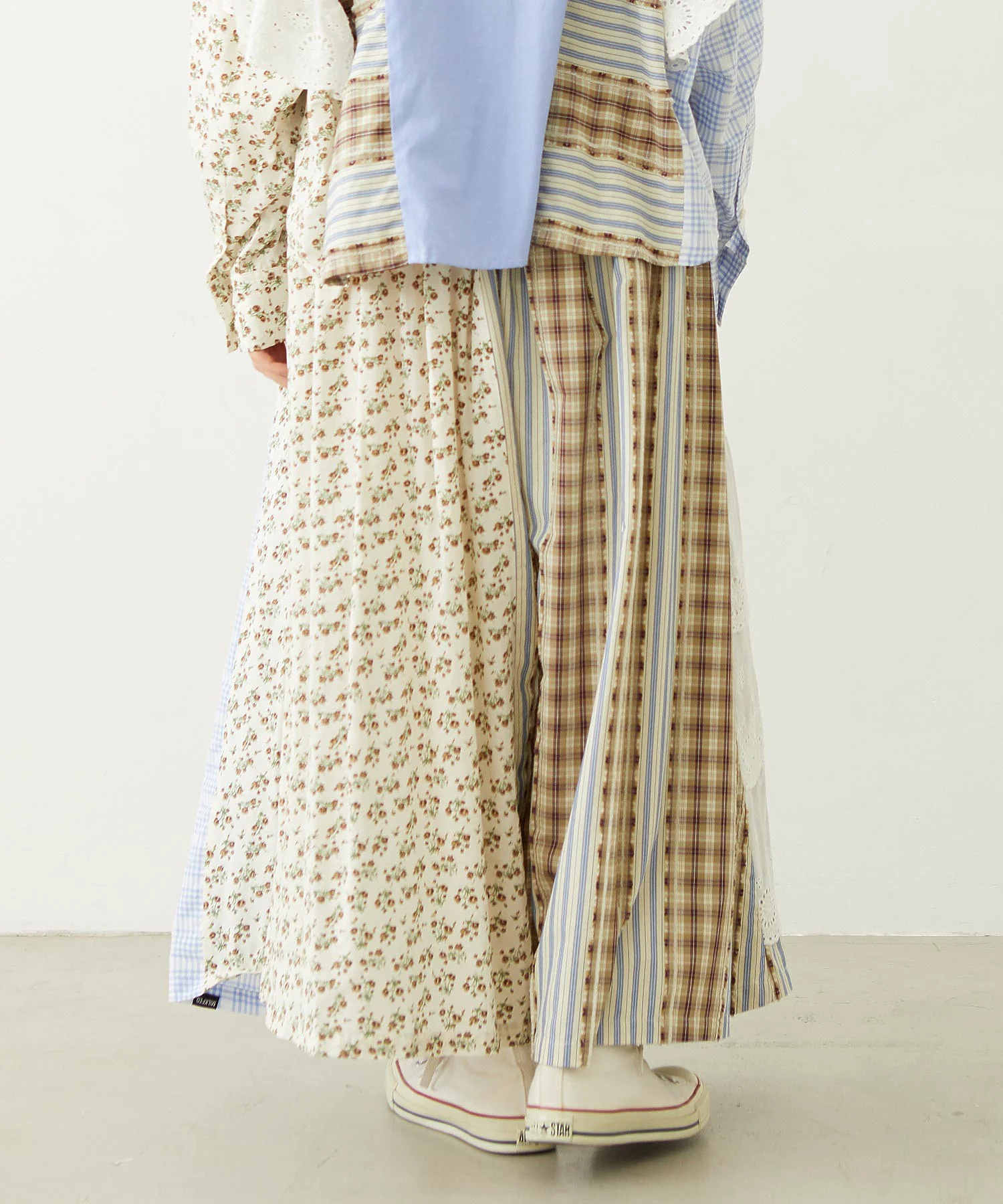 PATCHED LONG SKIRT - Image 5