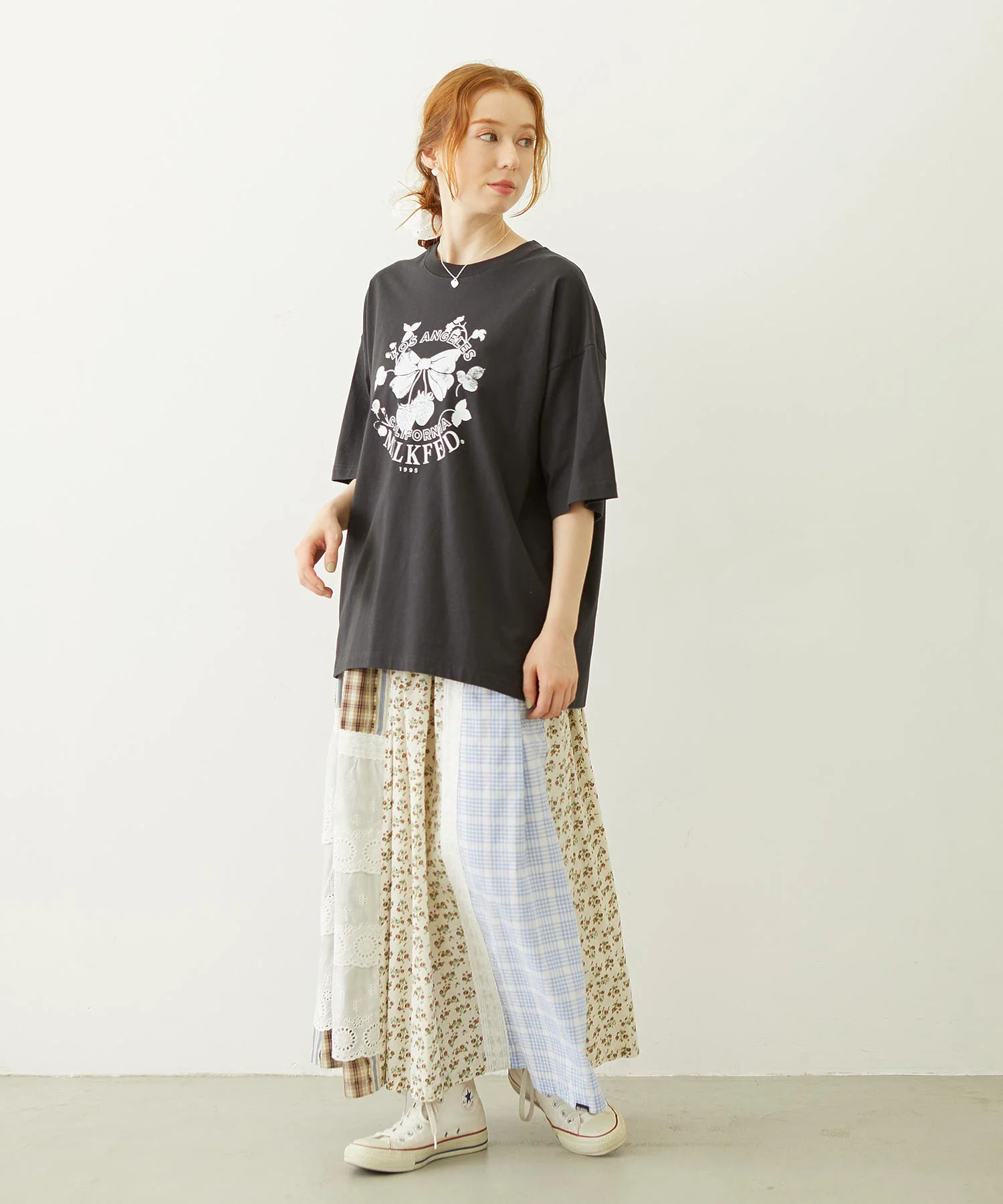 PATCHED LONG SKIRT - Image 7