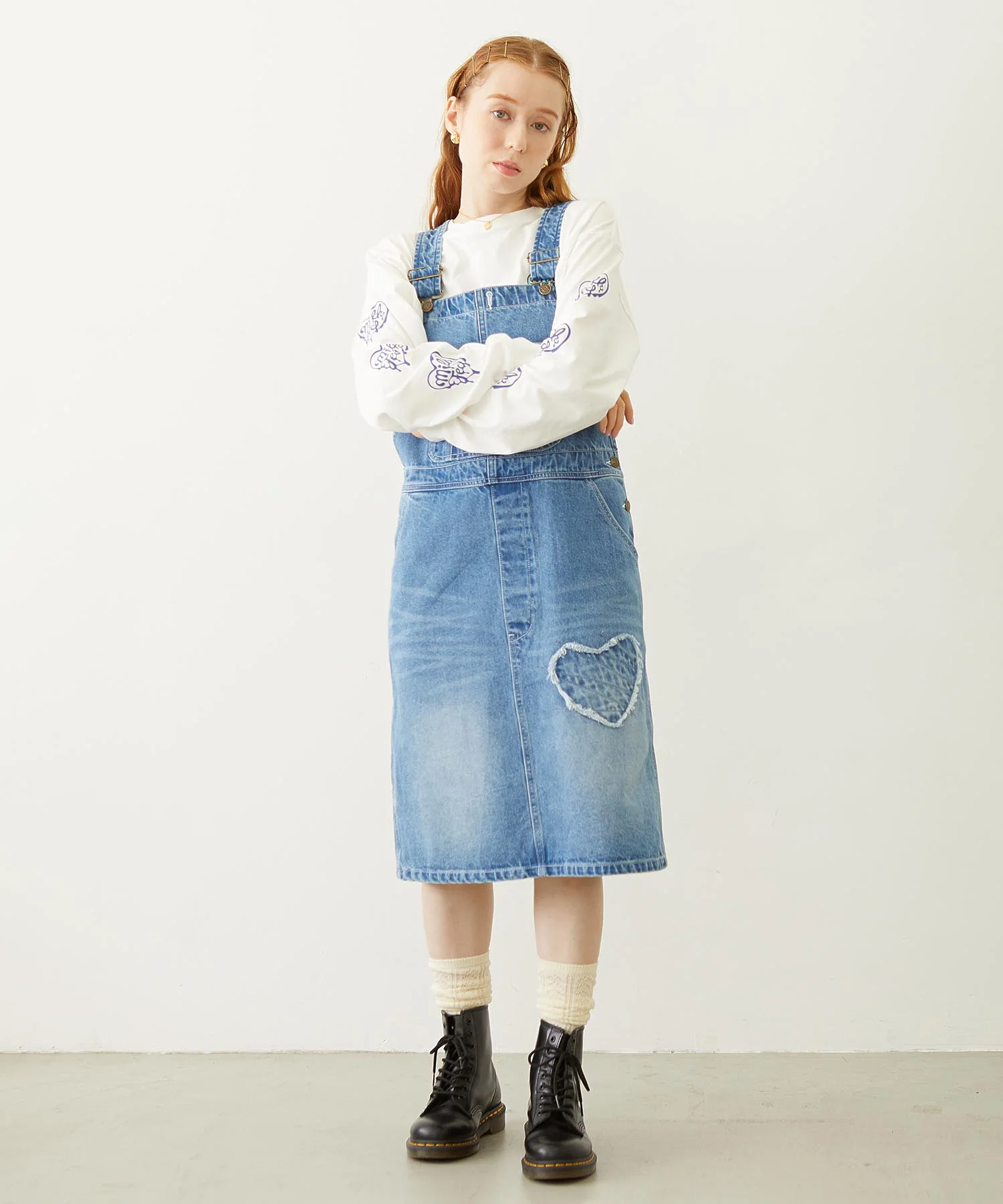 PATCH SALOPETTE SKIRT - Image 4