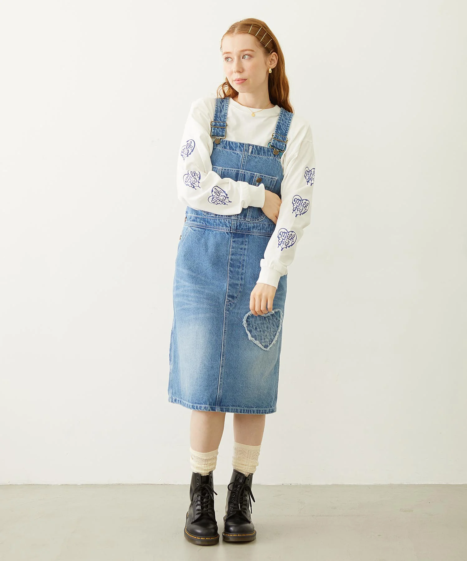 PATCH SALOPETTE SKIRT - Image 5