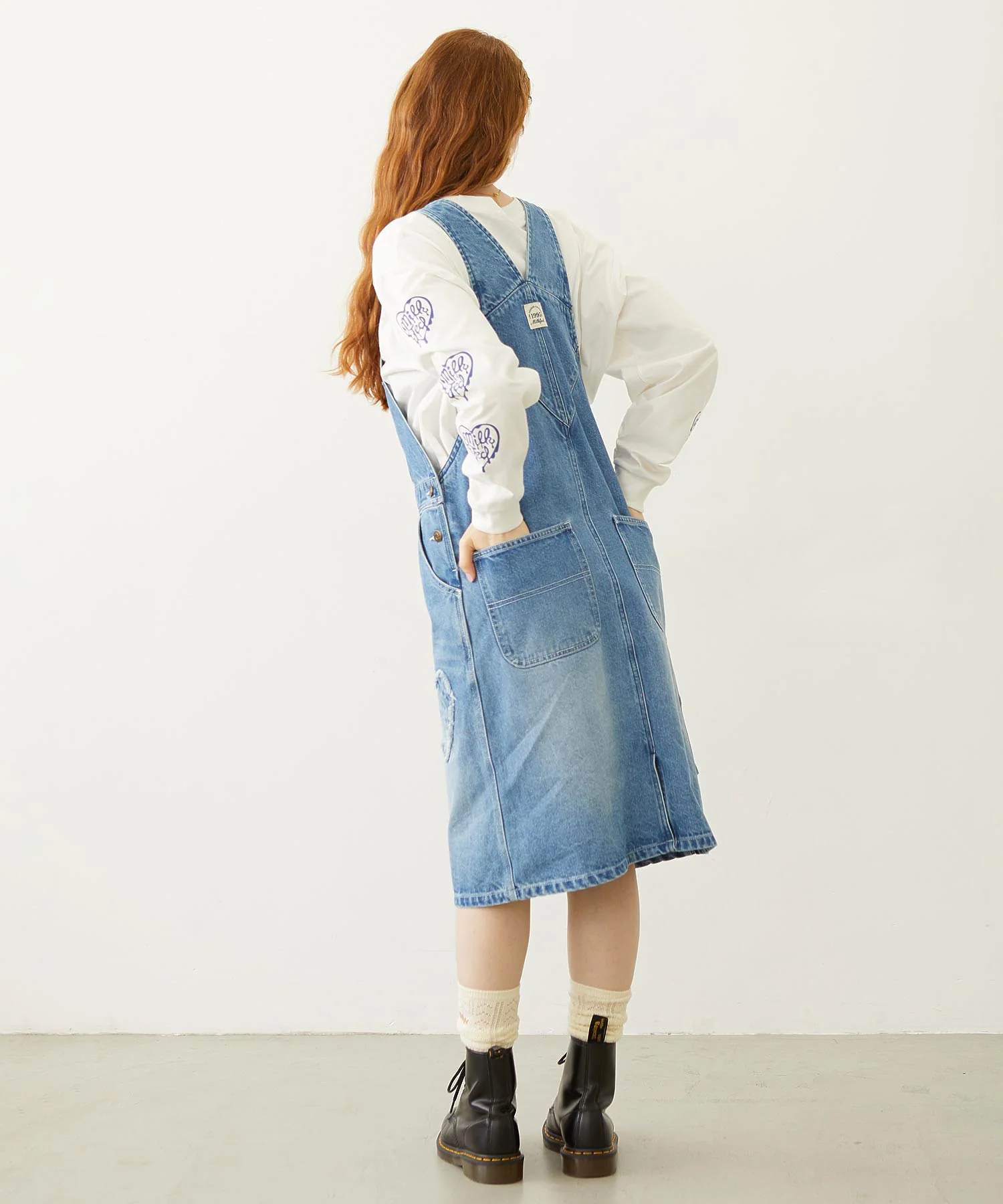 PATCH SALOPETTE SKIRT - Image 9