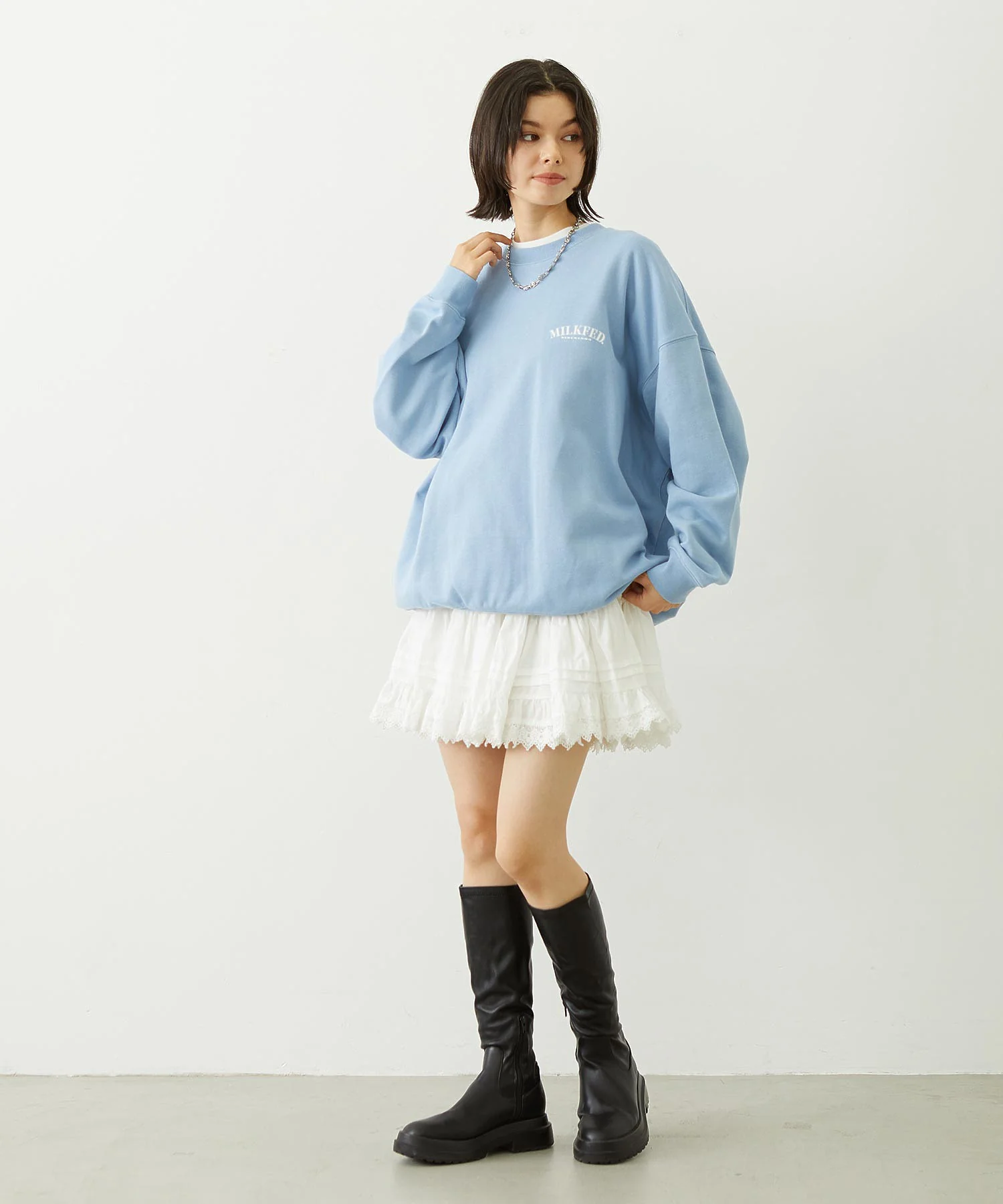 LACE MINI SKIRT - Image 8