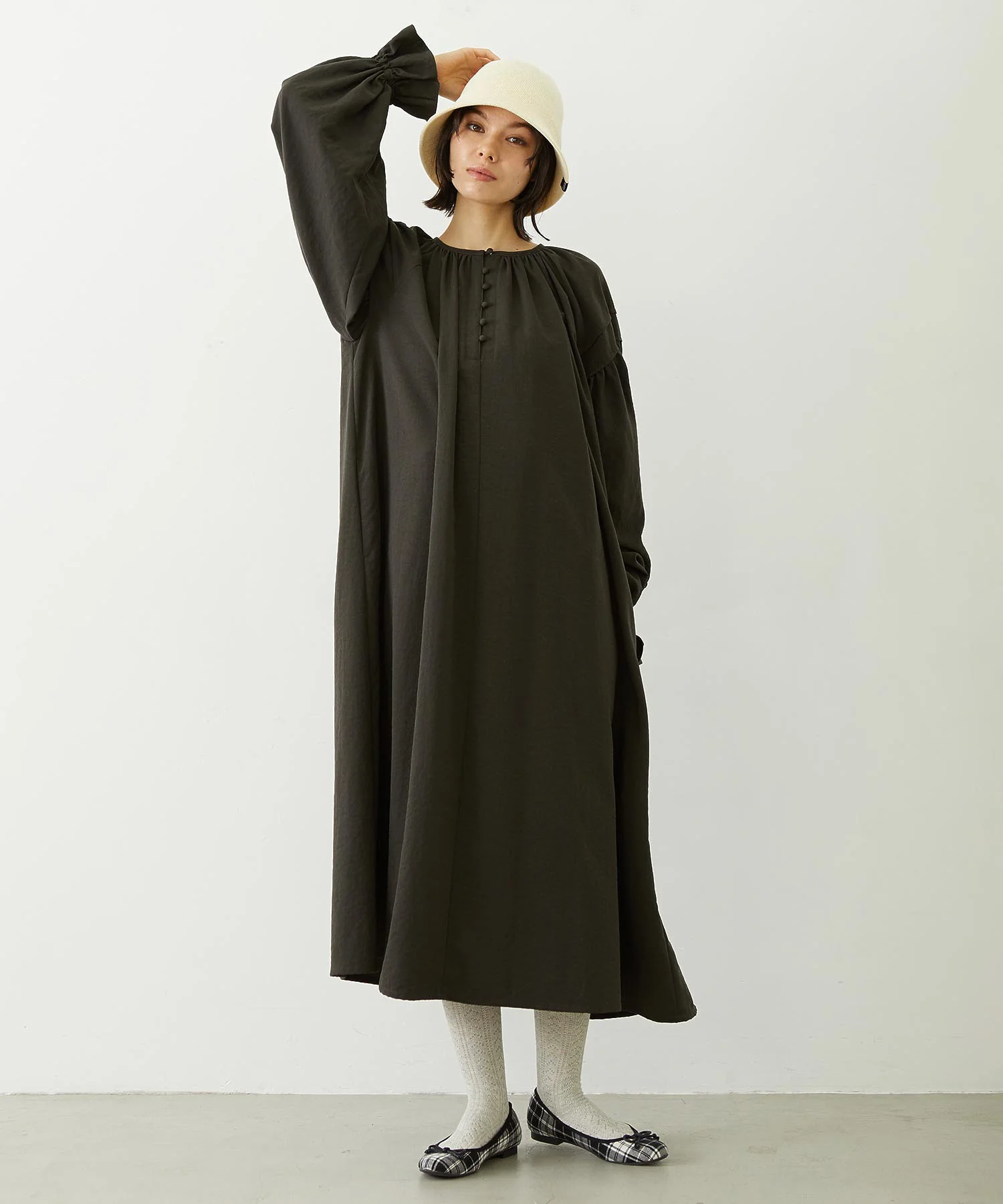 PUFF SLEEVE DRESS - Image 17