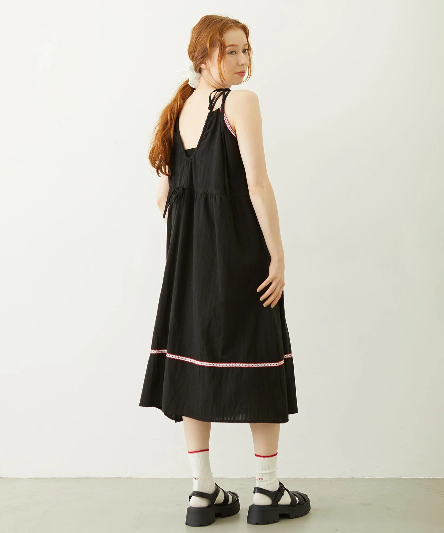 TYROLEAN TAPE CAMI DRESS - Image 26