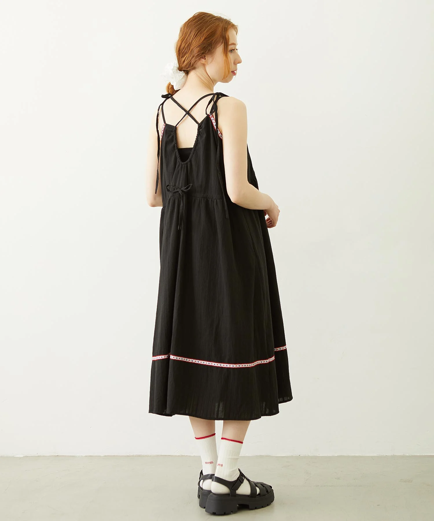 TYROLEAN TAPE CAMI DRESS - Image 50