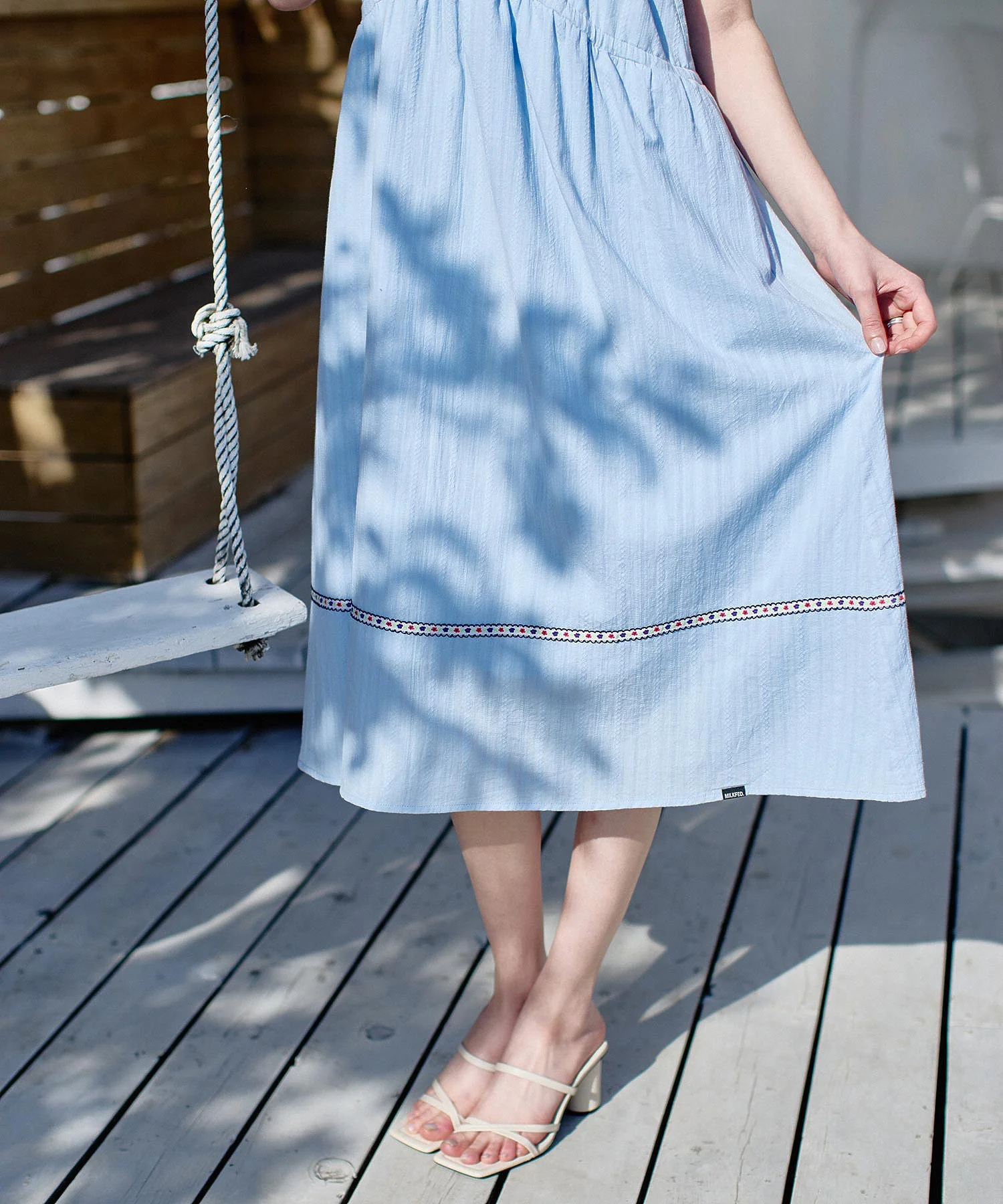 TYROLEAN TAPE CAMI DRESS - Image 59