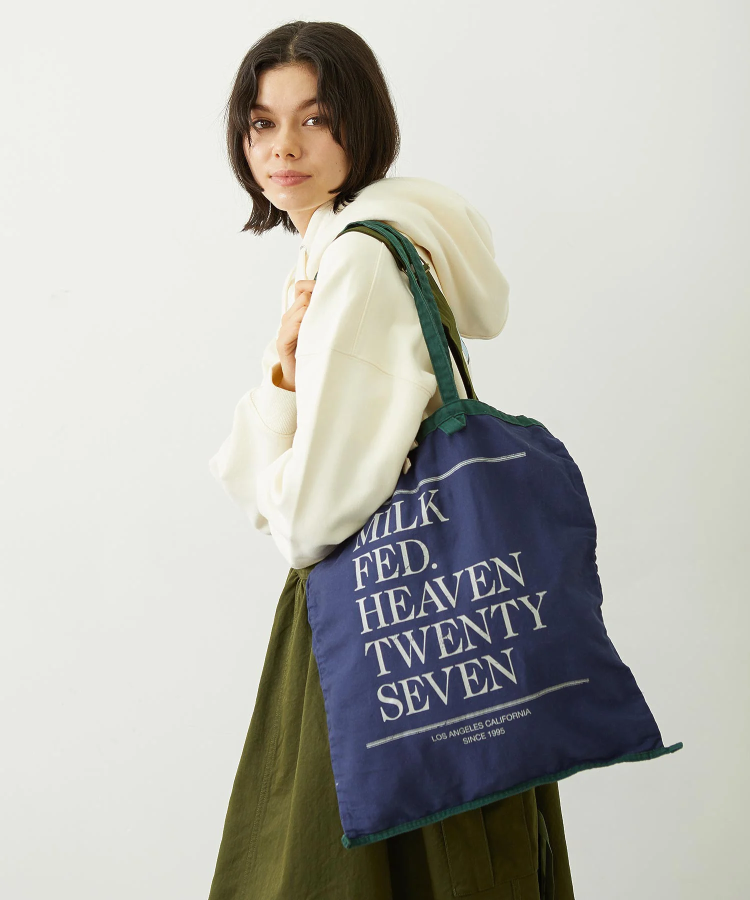 PIPING LOGO TOTE BAG