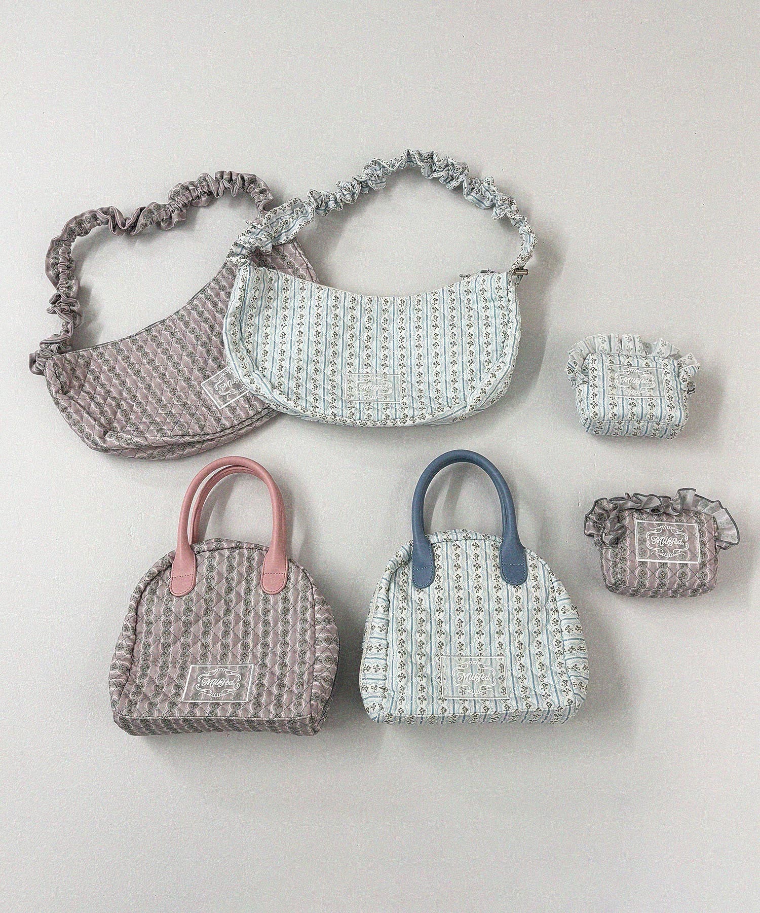 STRIPED FLOWER QUILTED SHOULDER BAG - Image 19